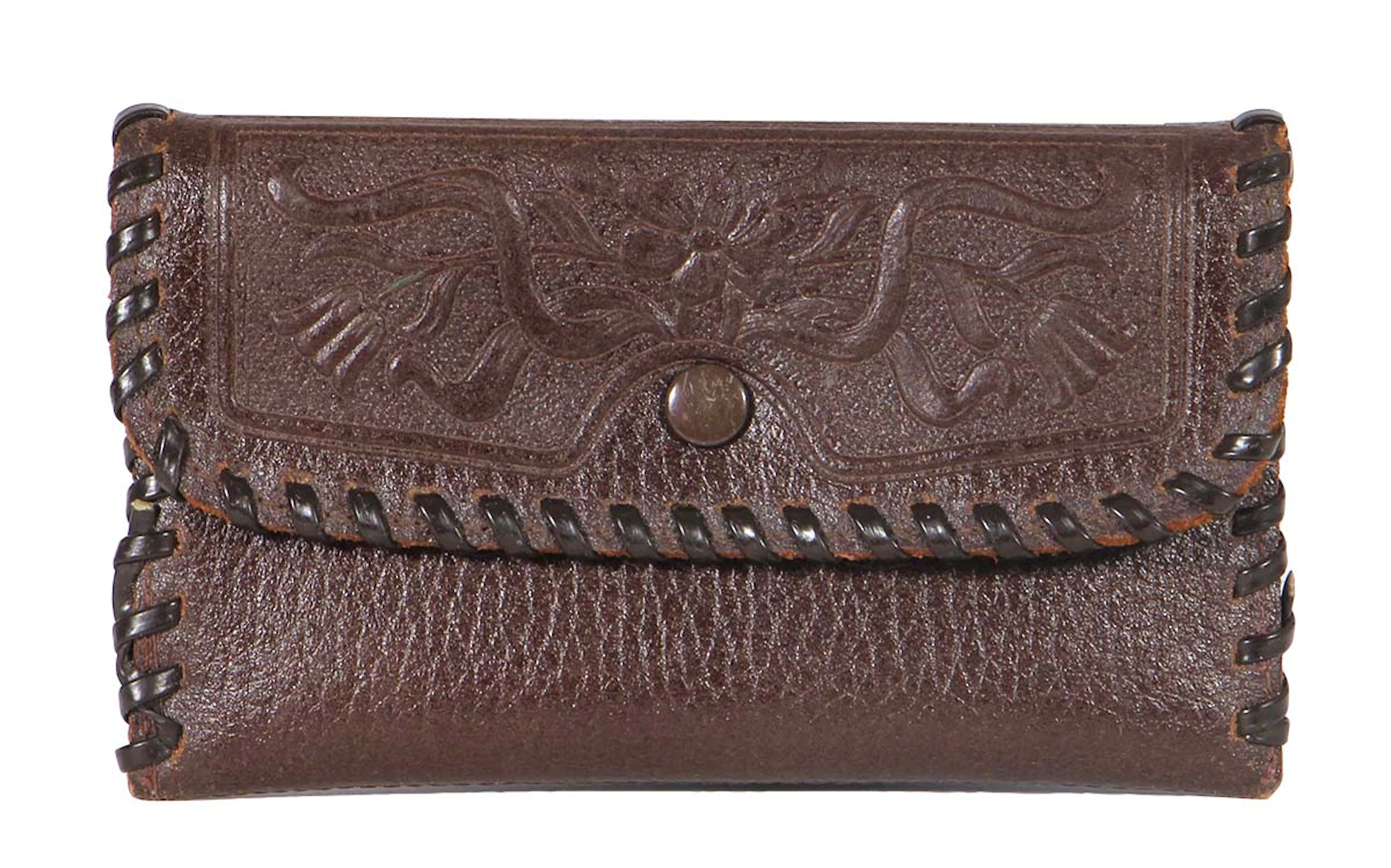 Bob Dylan Owned & Used Tooled Leather Change Purse