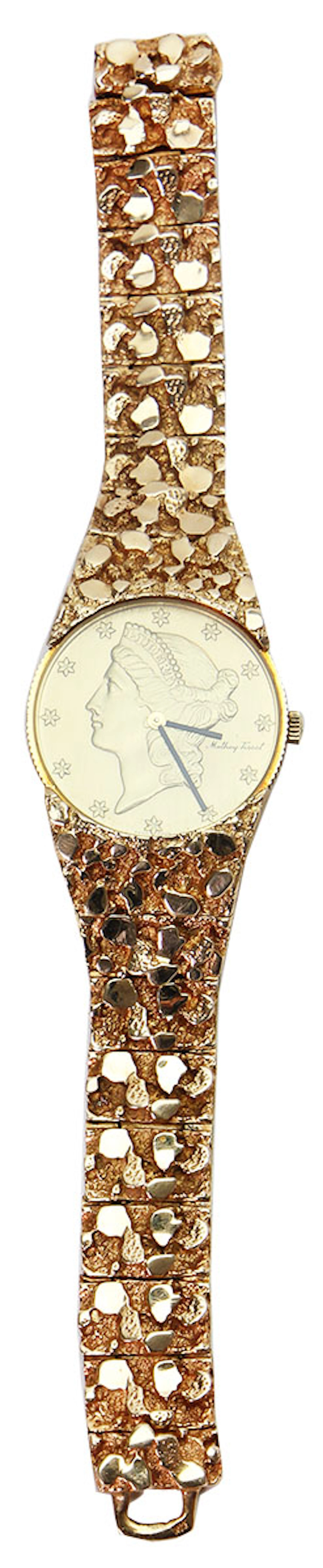 Elvis Presley Owned & Worn "Elvis 69" Engraved 14kt and 18kt Gold Watch