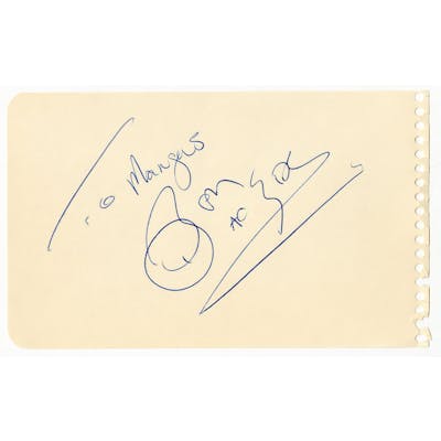 AC/DC Bon Scott Signed & Inscribed Autograph Book Page JSA | Barnebys
