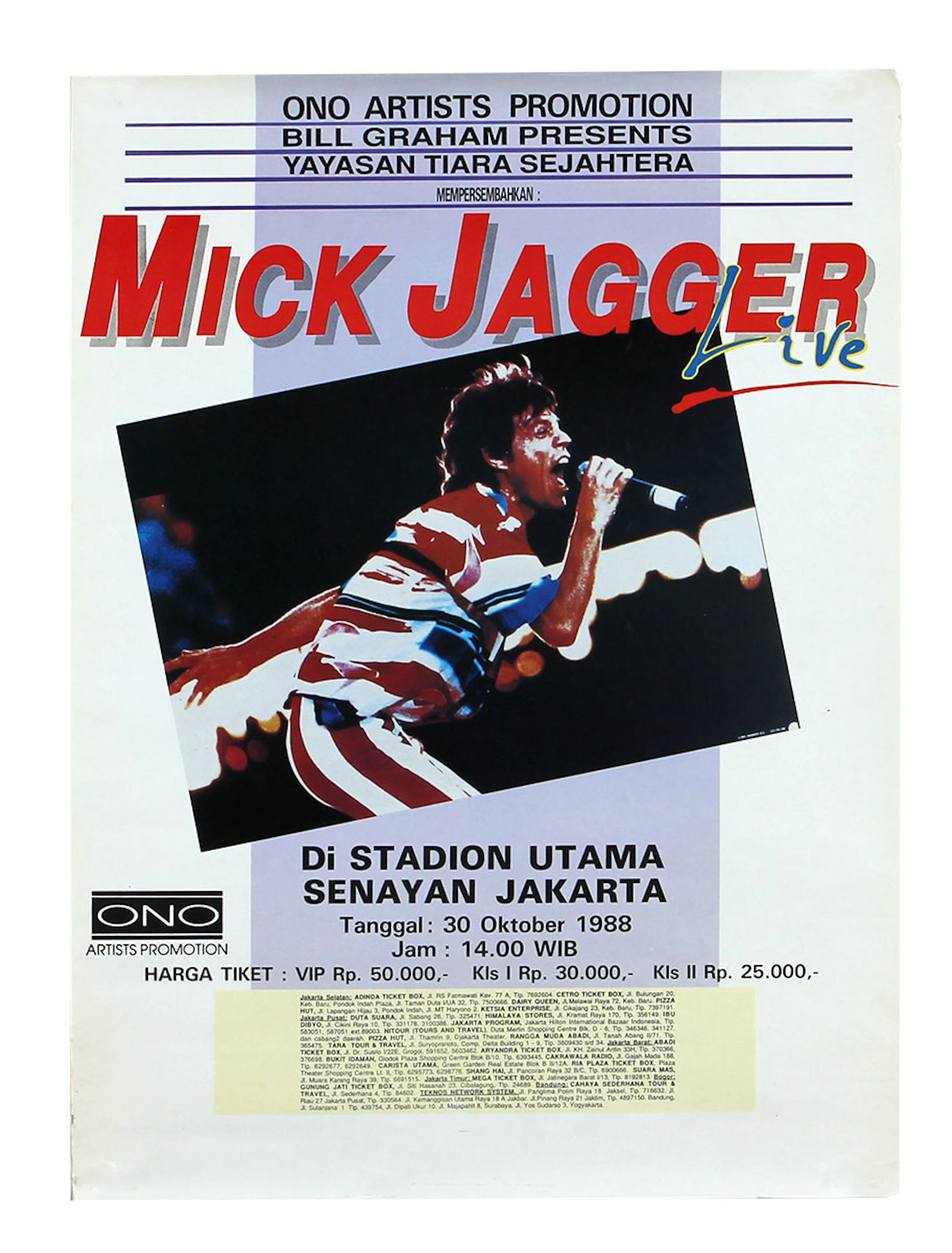 Mick Jagger Live In Senayan