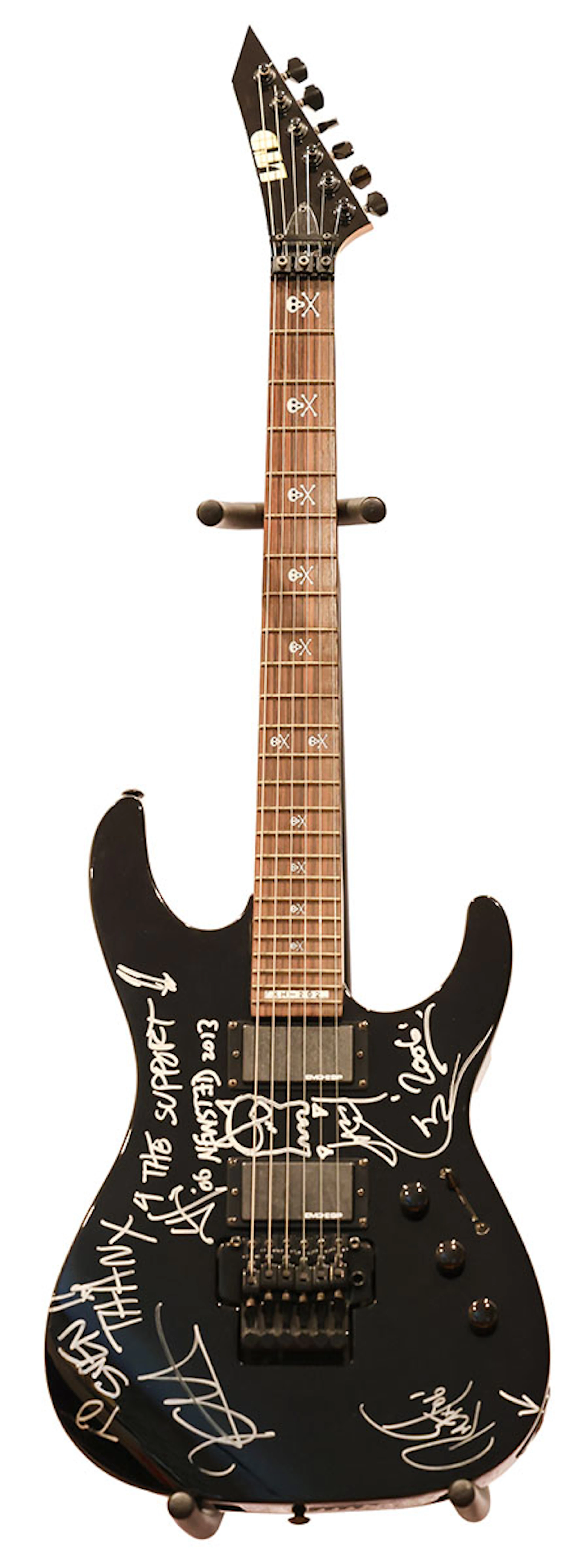 Metallica Band Signed ESP Guitar JSA
