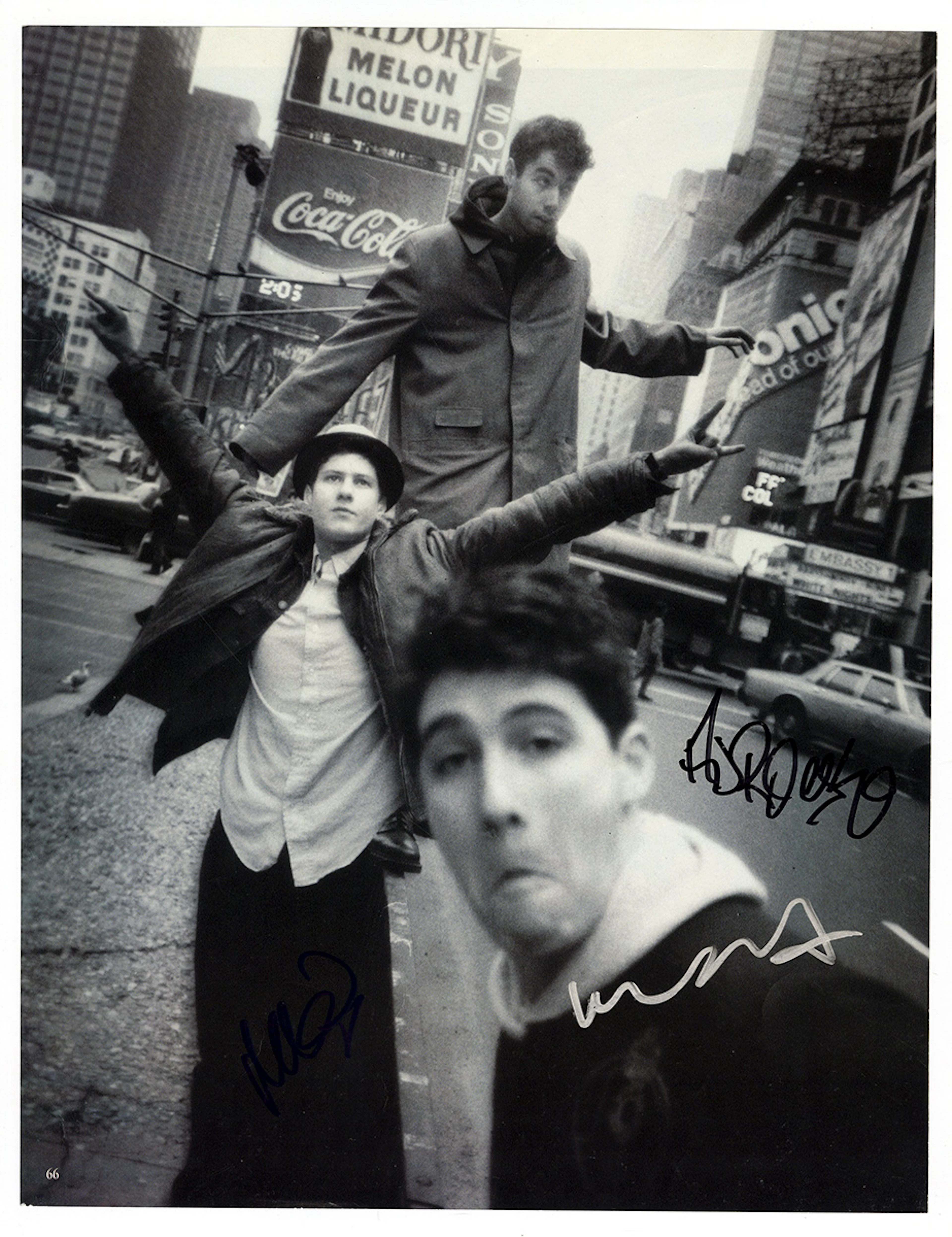 Beastie Boys Group Signed Oversized Photograph (JSA)