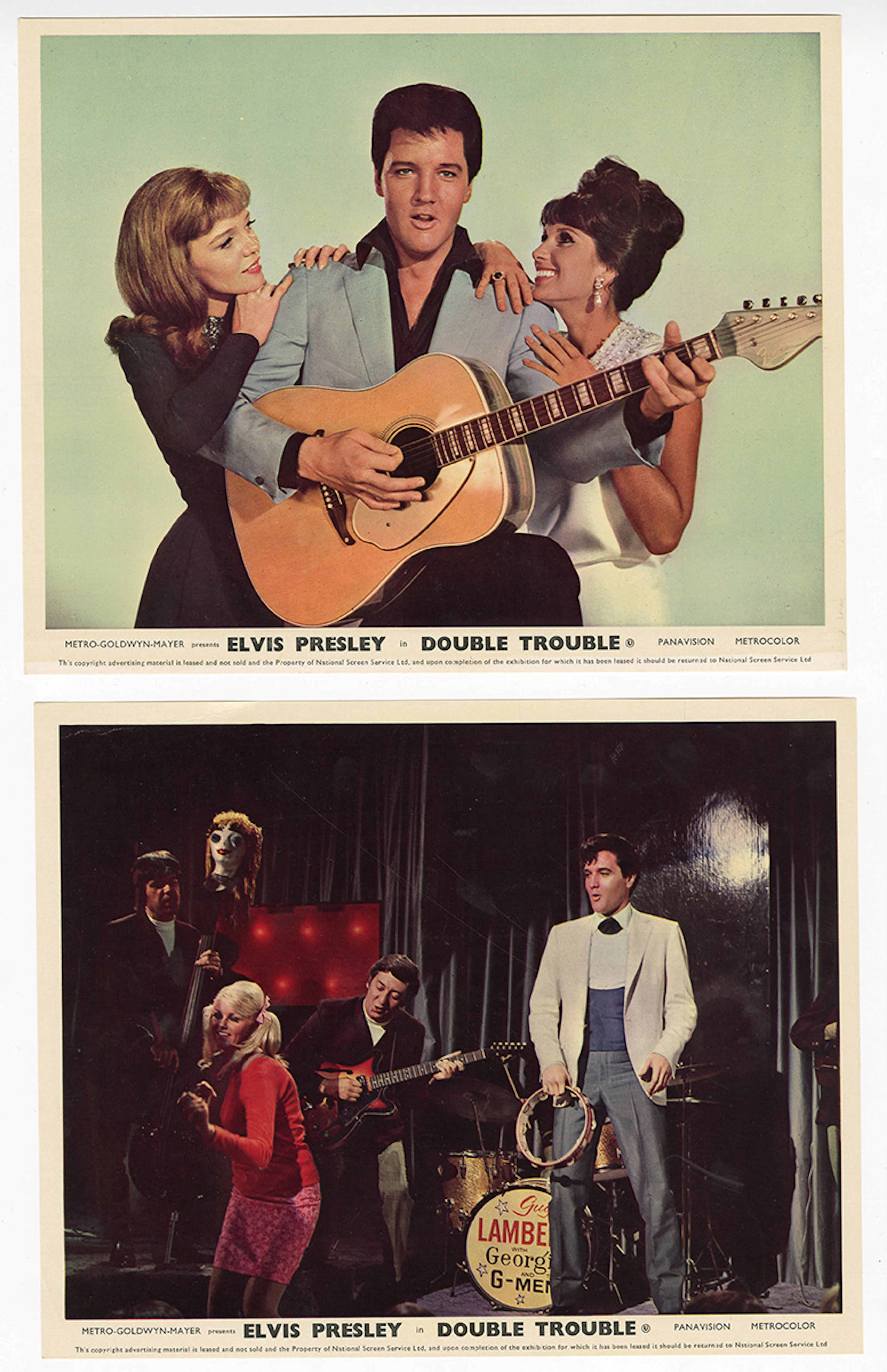 Collection of 39 Original United Kingdom Elvis Presley Lobby Cards