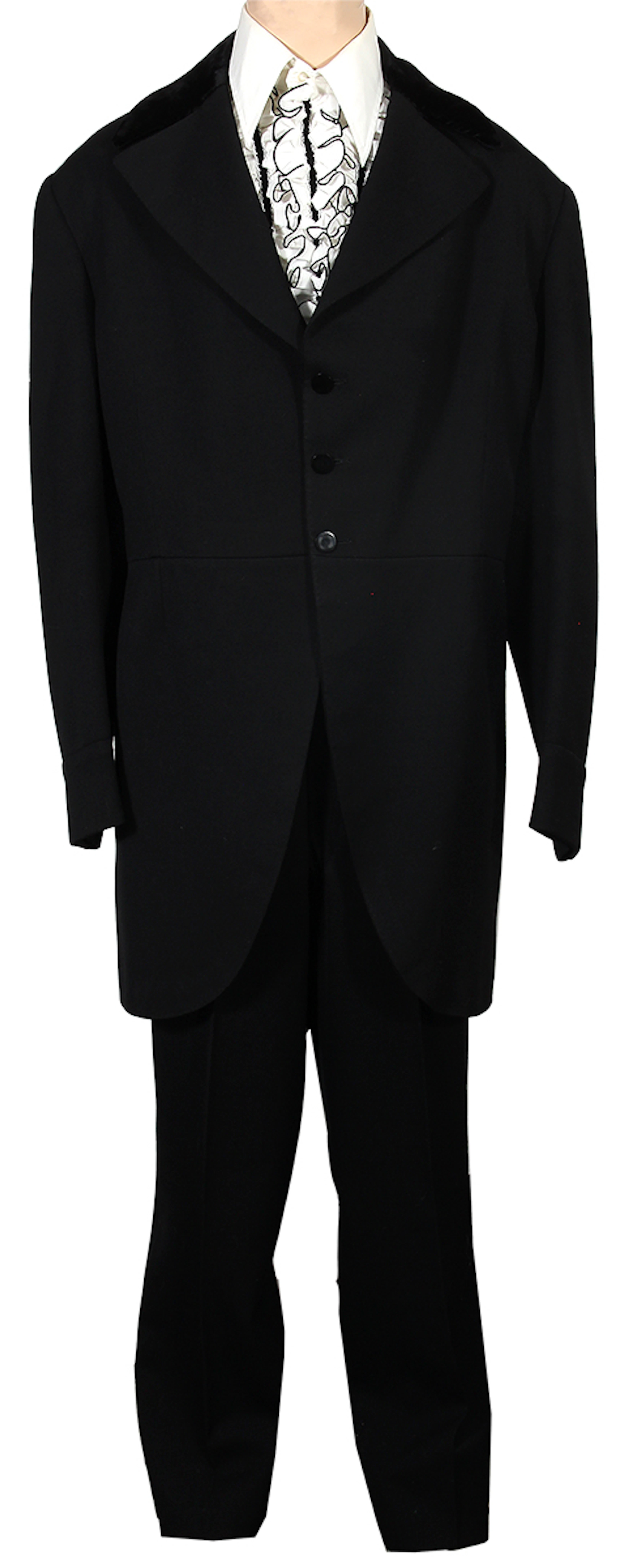 Johnny Cash “Ridin’ The Rails” Film Worn and Stage Worn Black Suit with Shirt