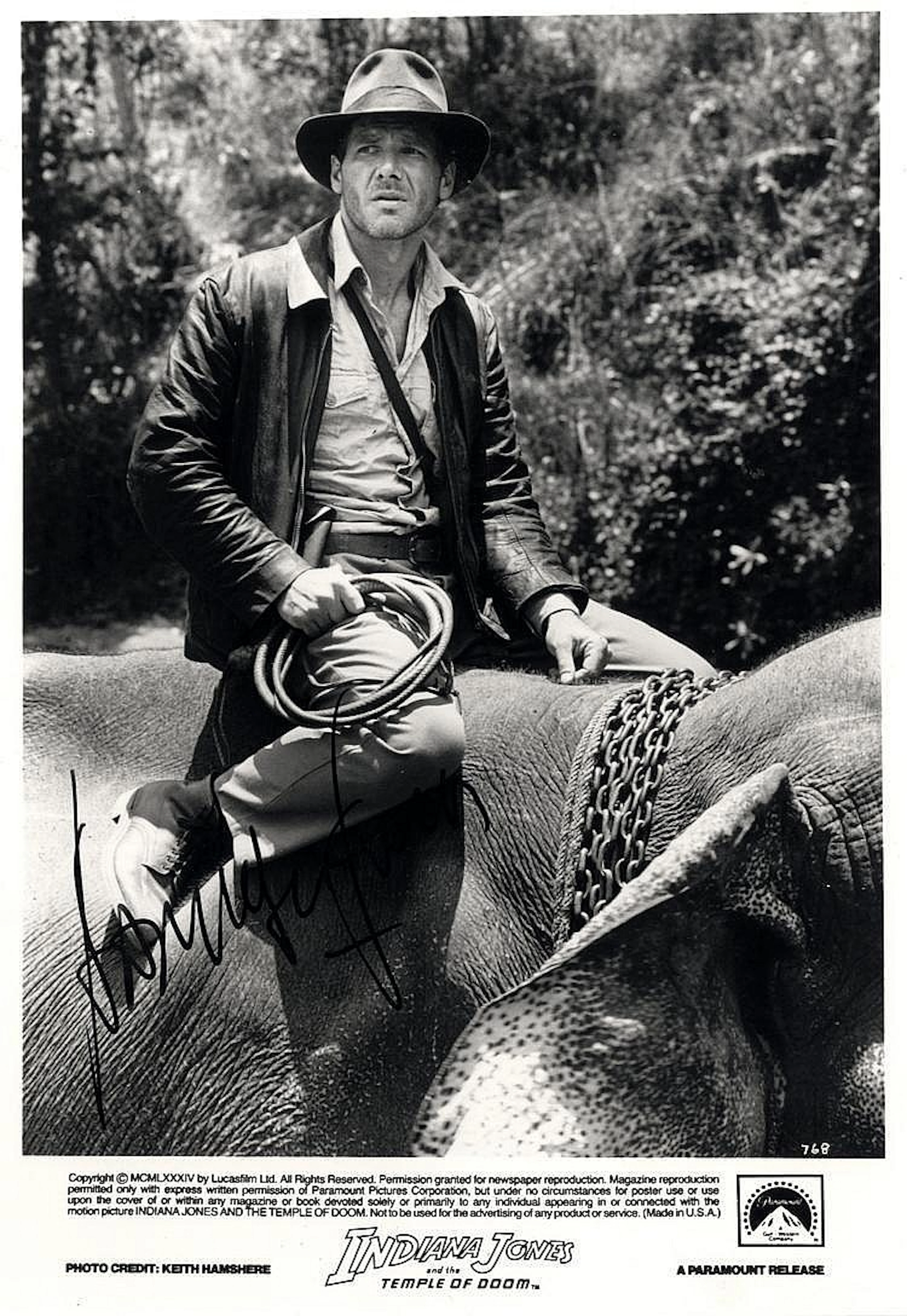 FORD HARRISON: (1942- ) American Actor. Signed 8 x