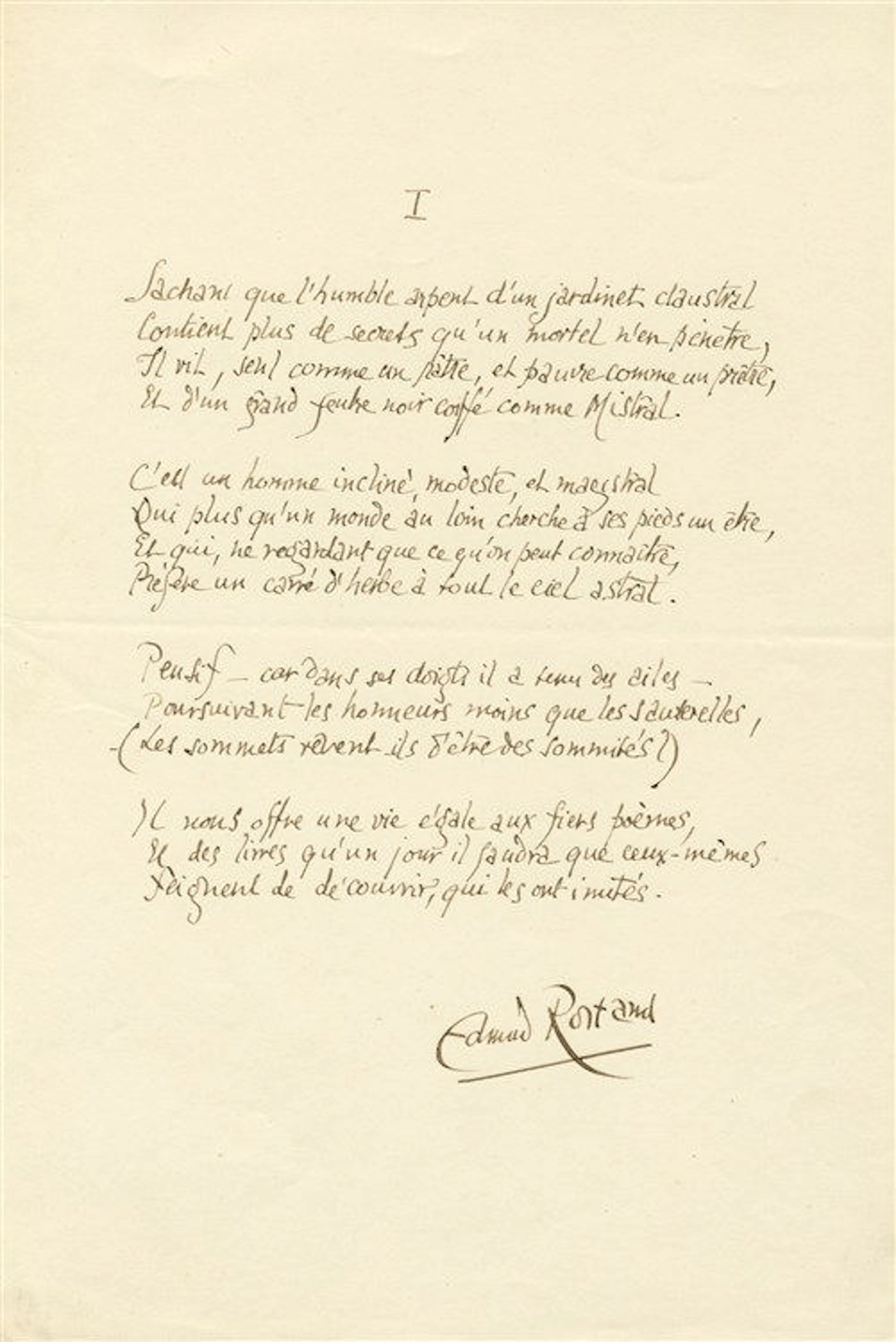 ROSTAND EDMOND: (1868-1918)