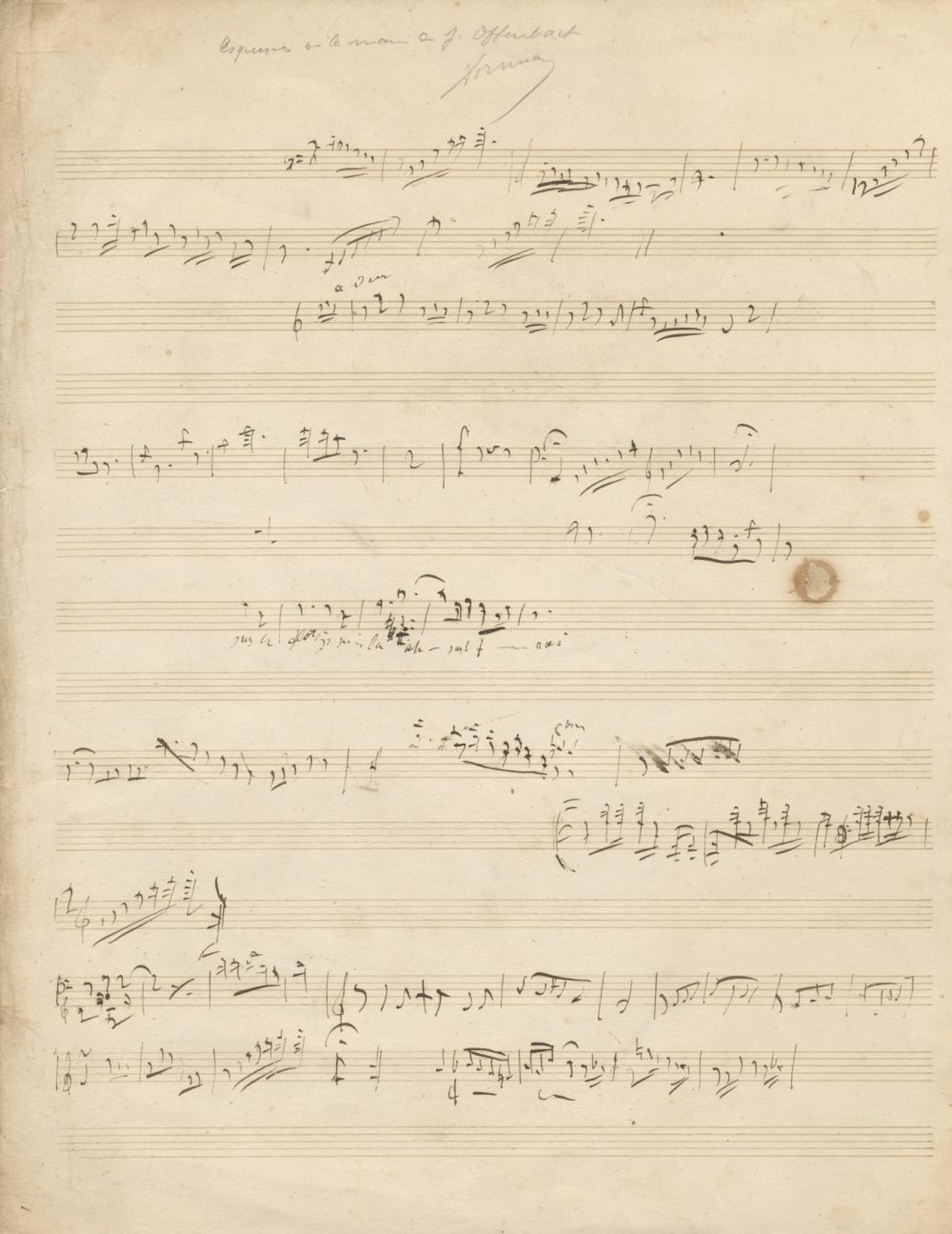 OFFENBACH JACQUES: (1819-1880)