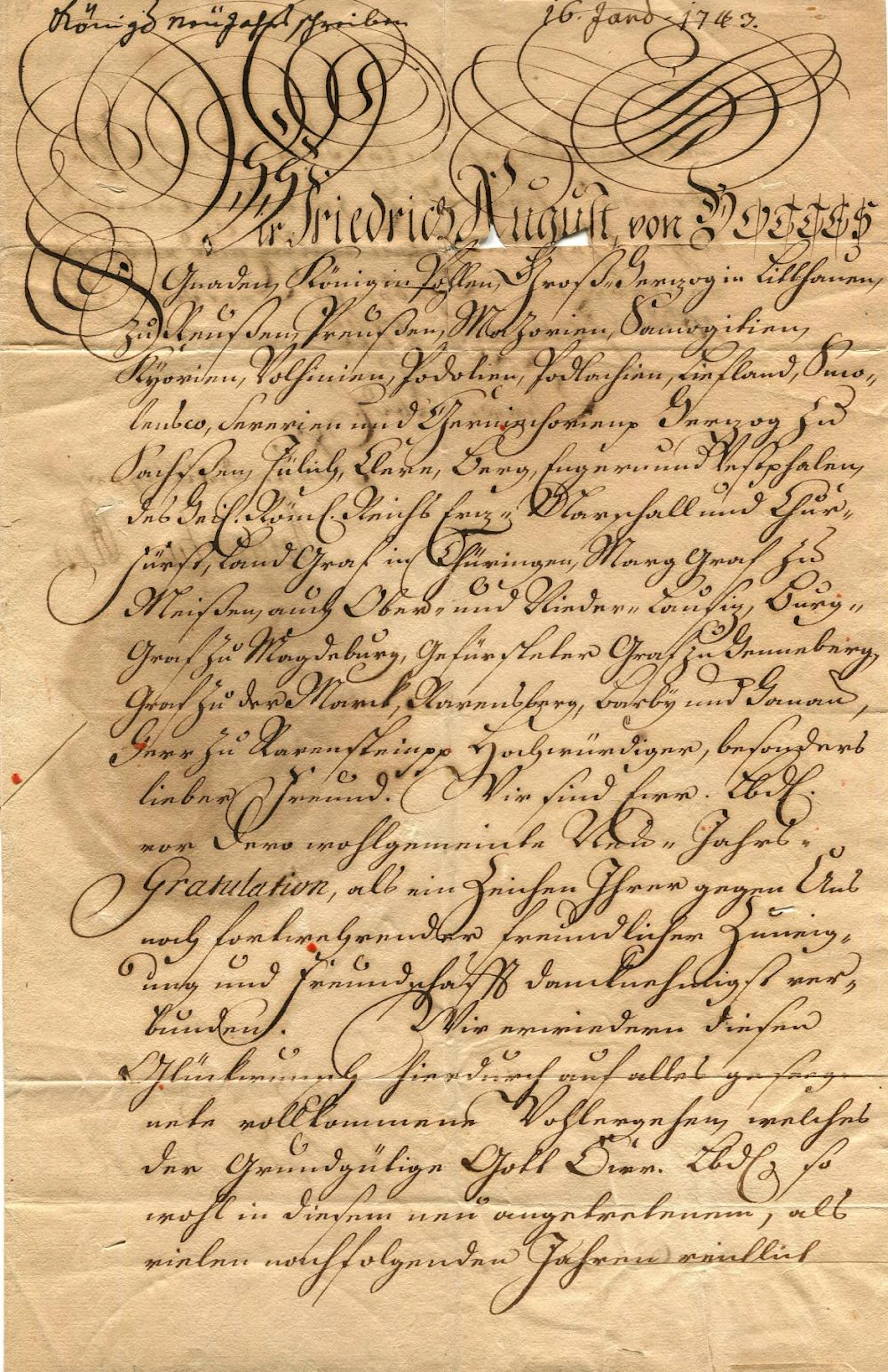 AUGUSTUS III: (1696-1763)