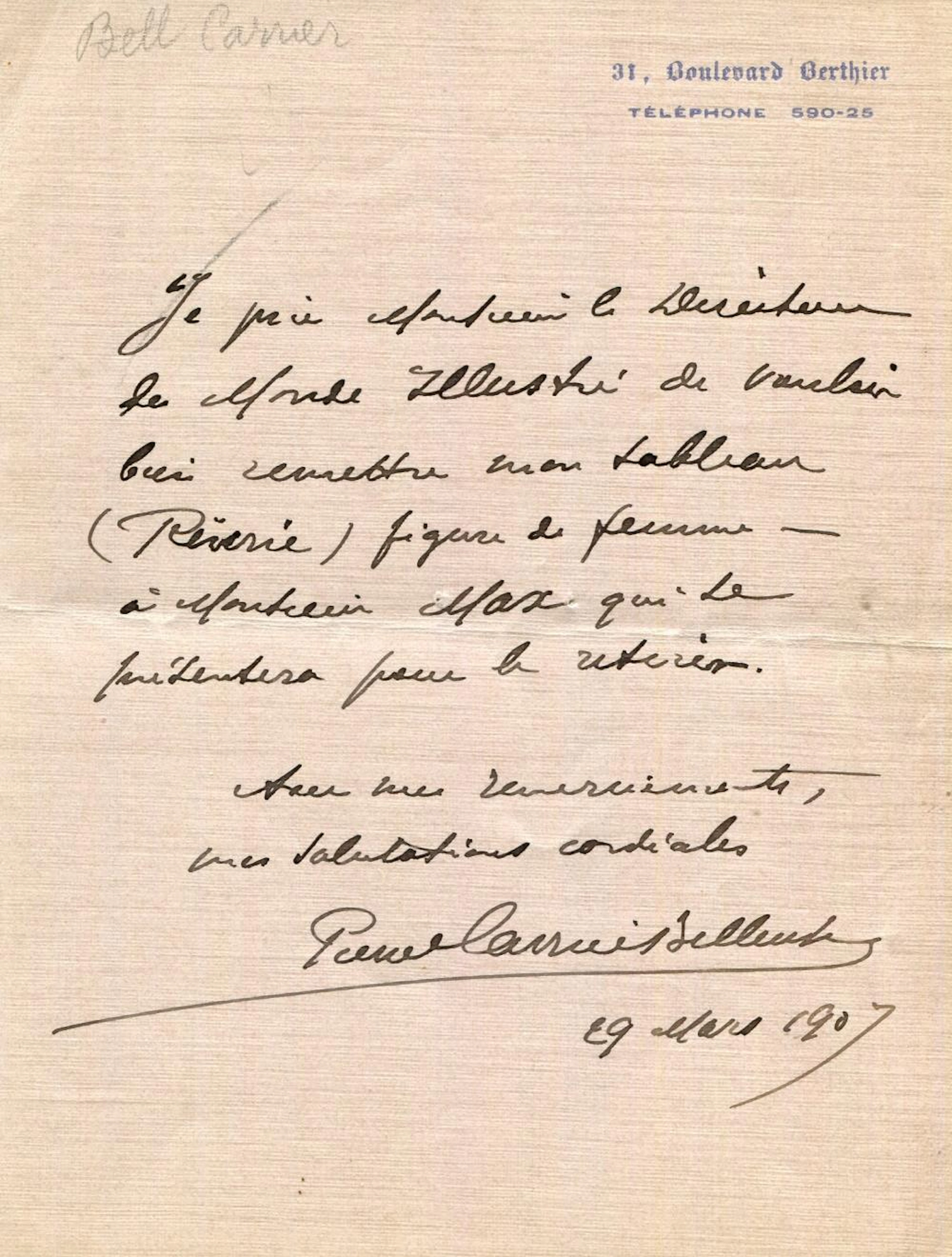 CARRIER-BELLEUSE PIERRE: (1851-1932)