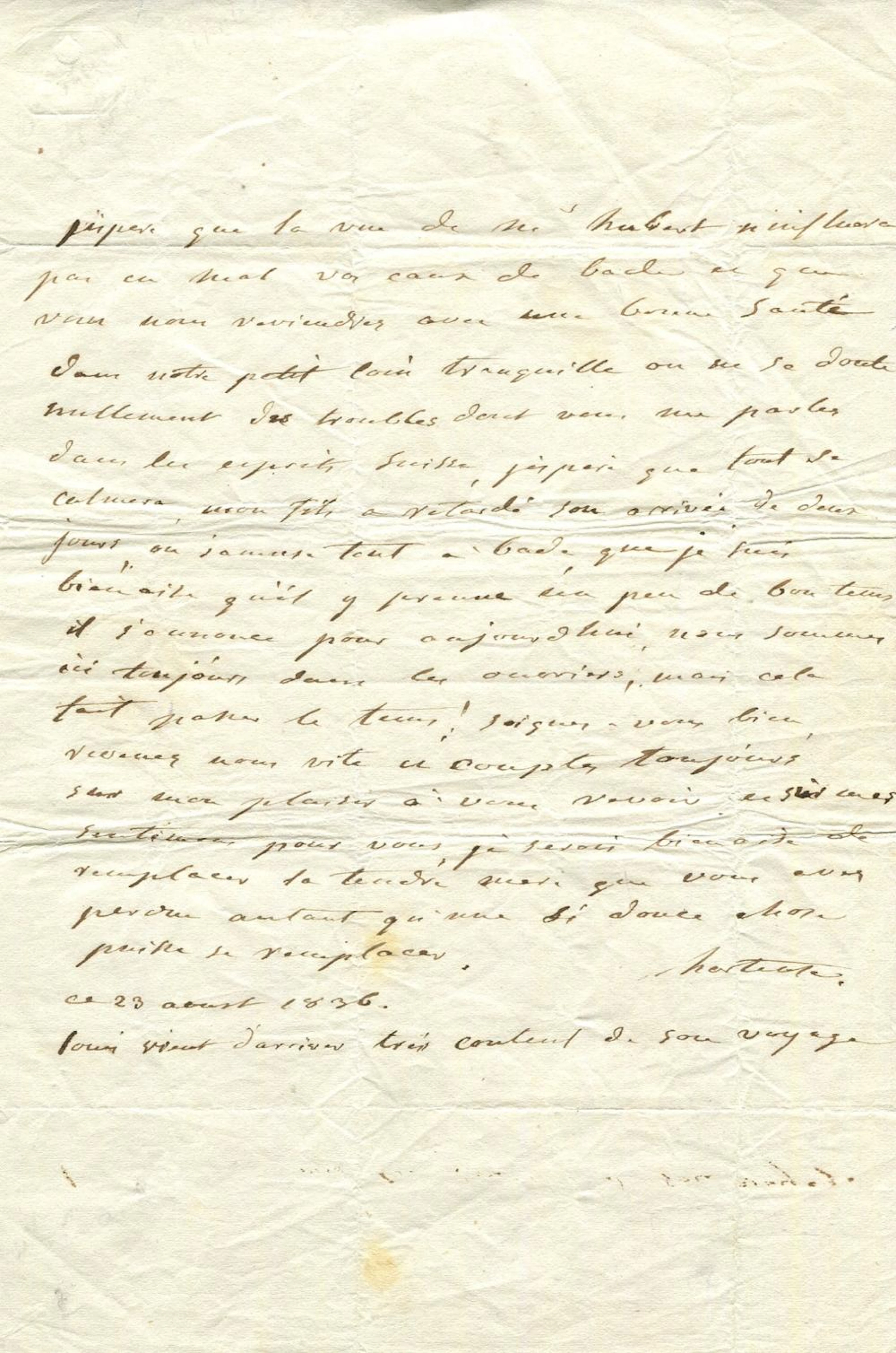 BEAUHARNAIS HORTENSE DE: (1783-1837)