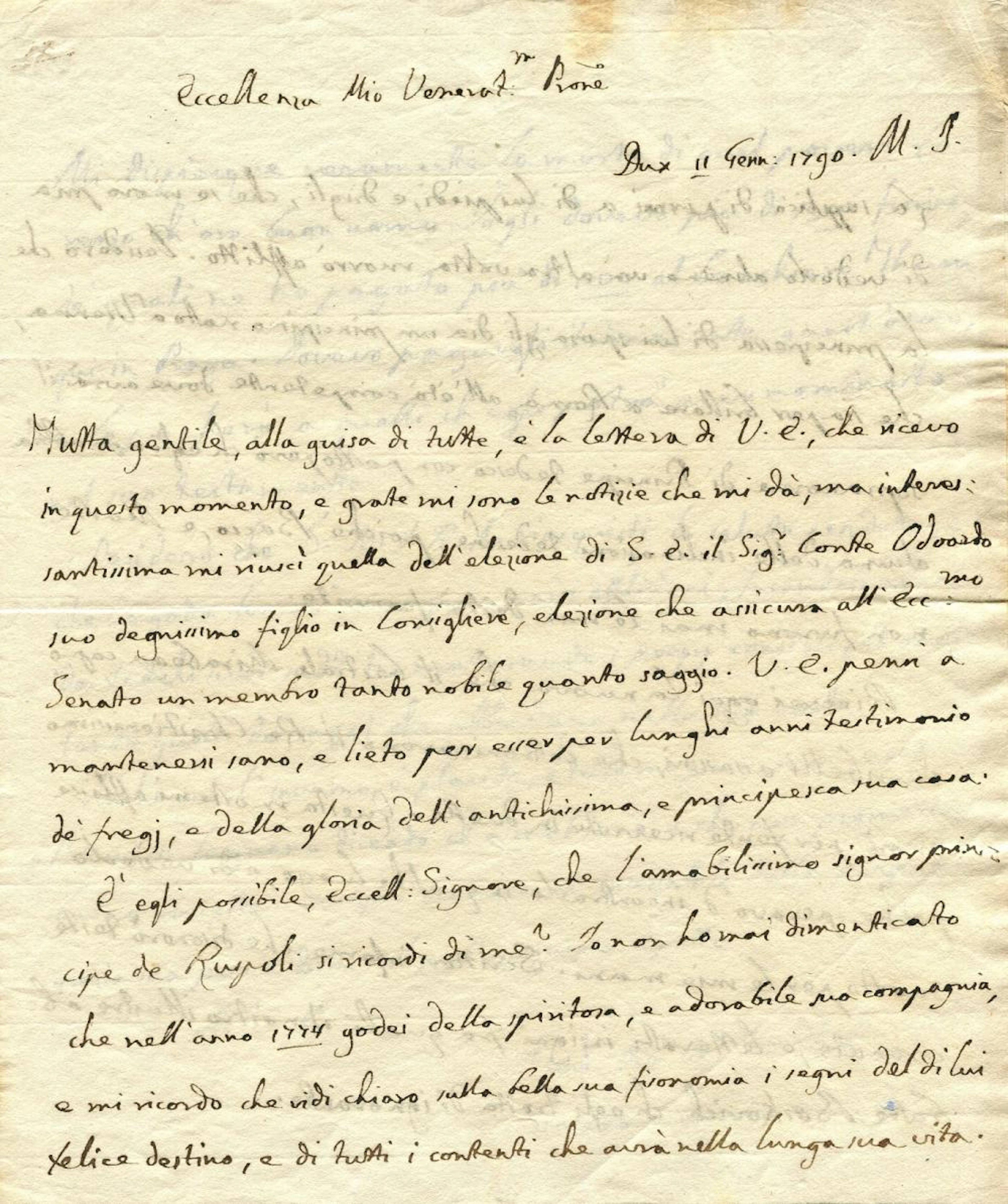 CASANOVA GIACOMO: (1725-1798)