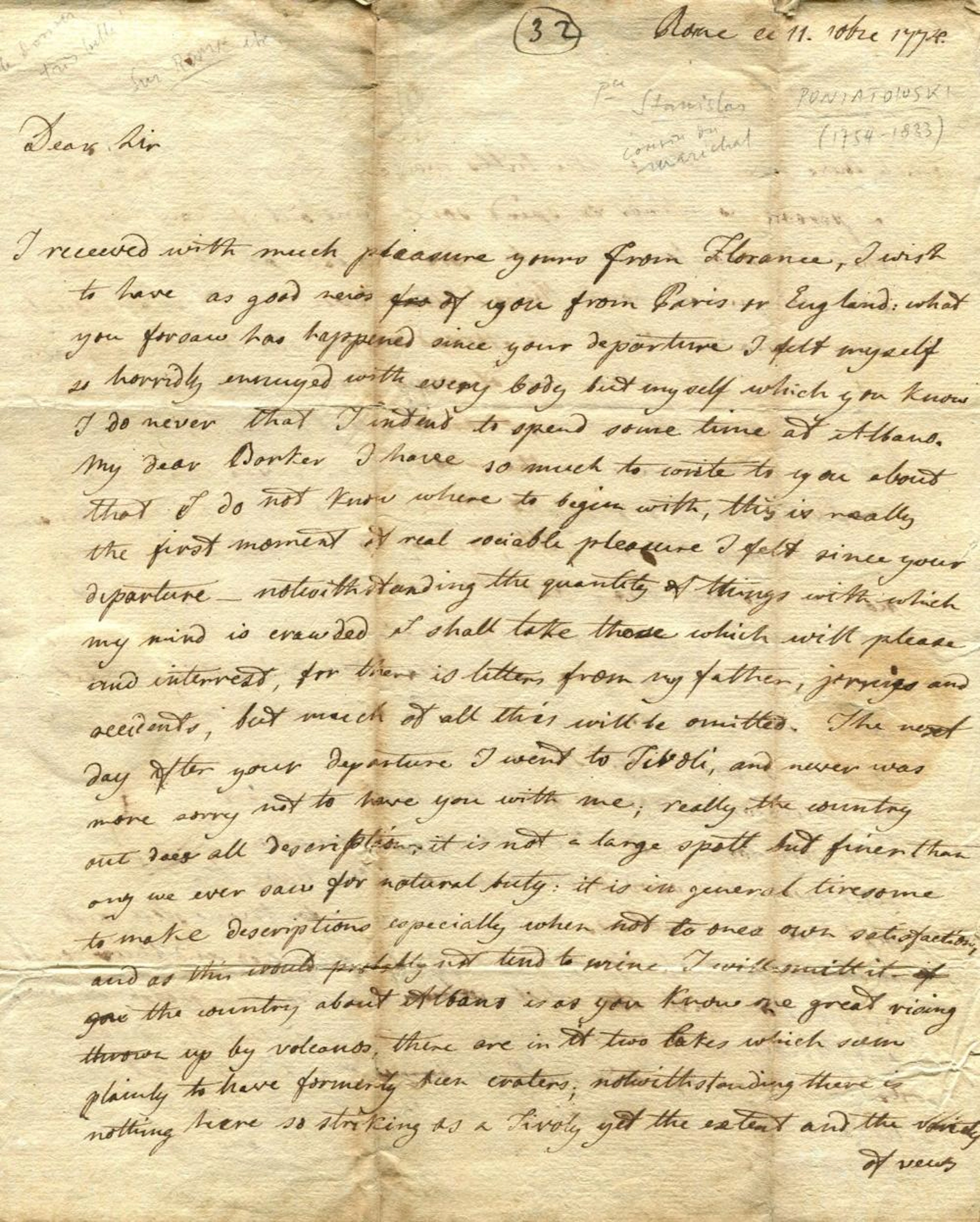 PONIATOWSKI STANISLAW: (1754-1833)