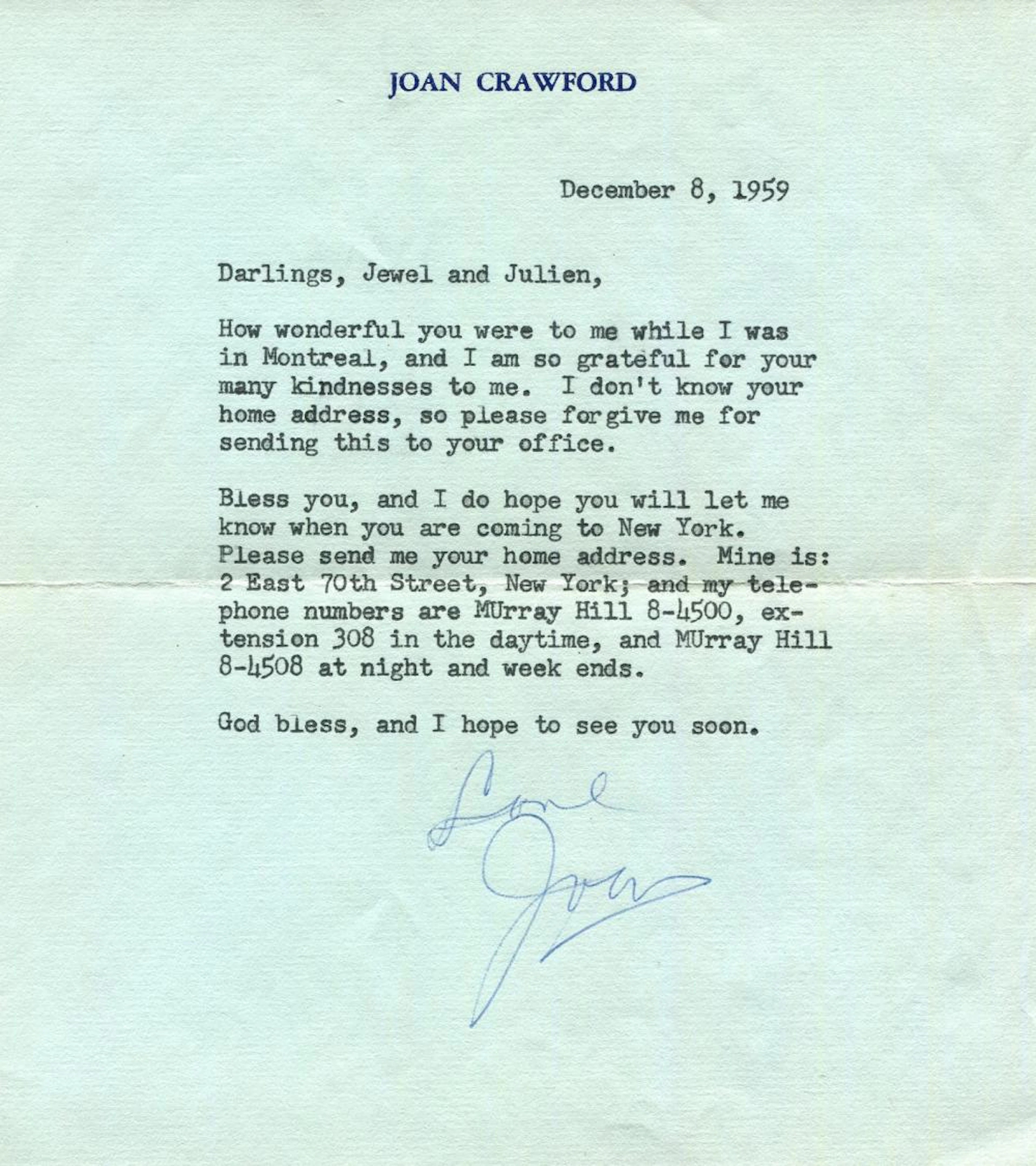 CRAWFORD JOAN: (1905-1977)