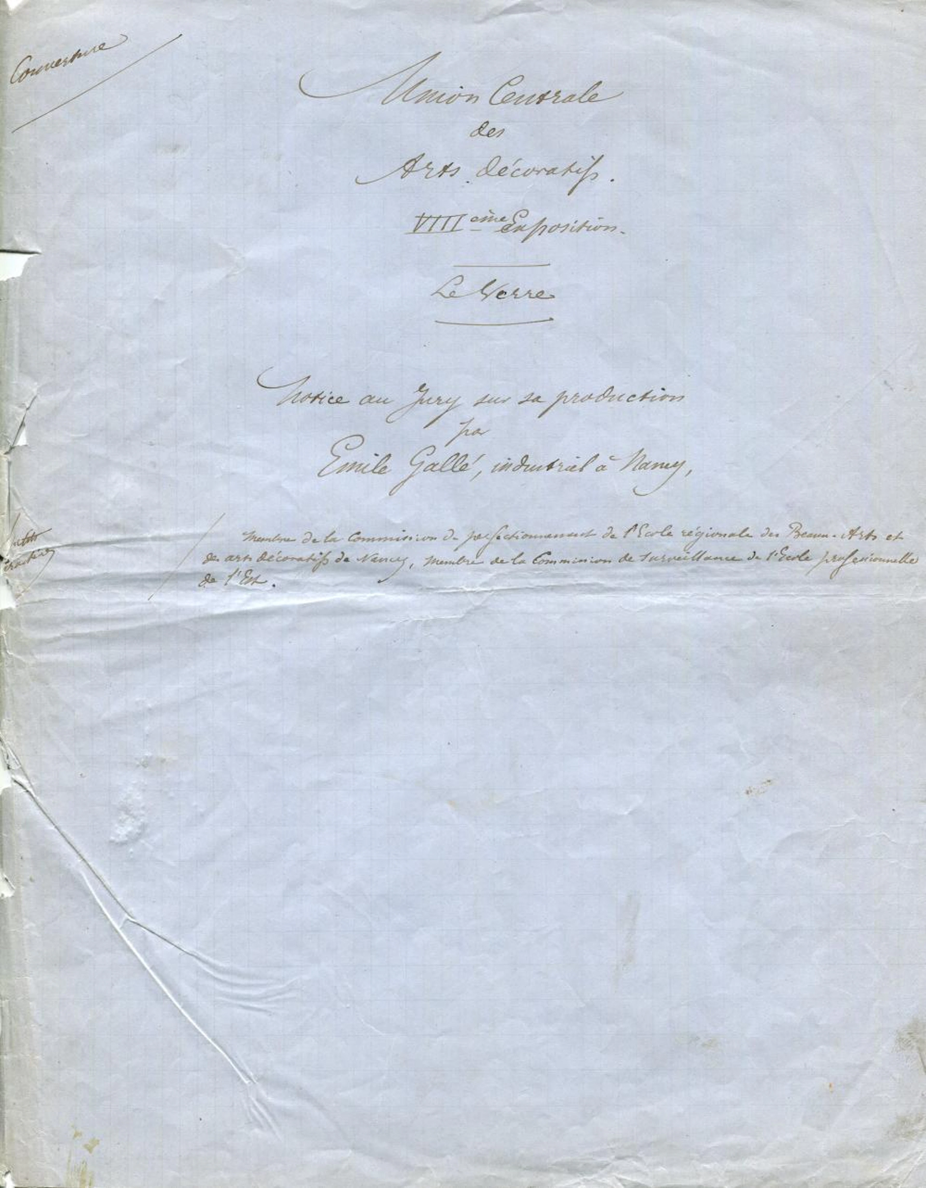 GALLE EMILE: (1846-1904)