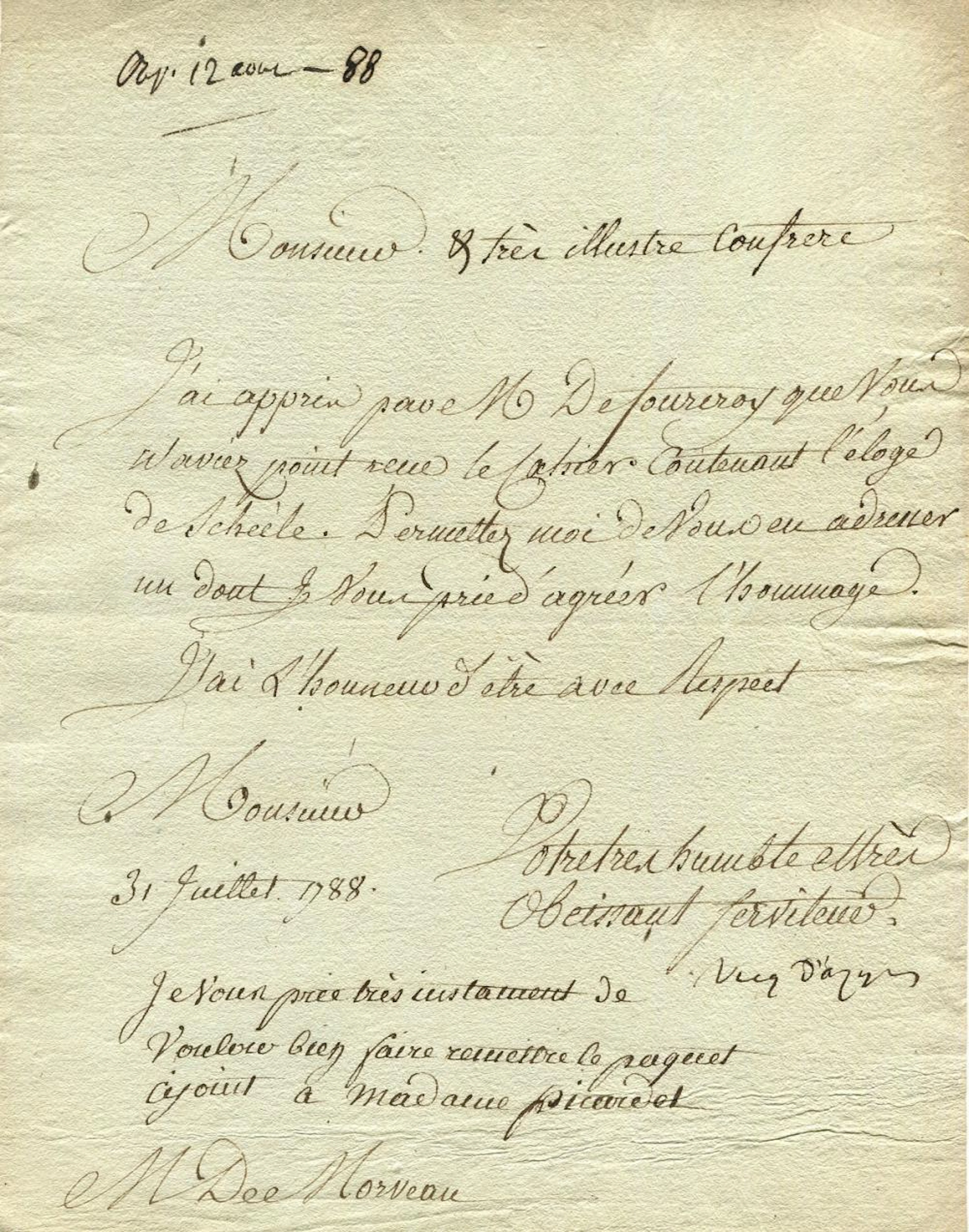VICQ-D'AZYR FELIX: (1748-1794)