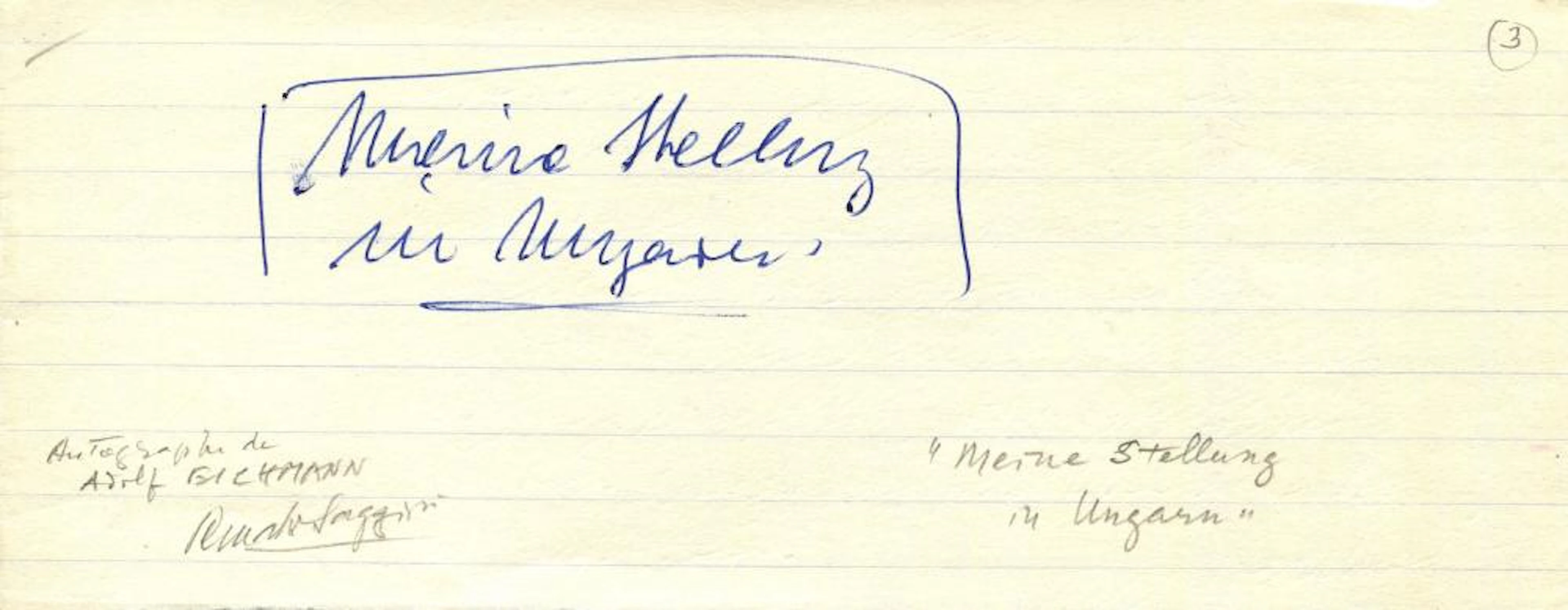 EICHMANN ADOLF: (1906-1962)
