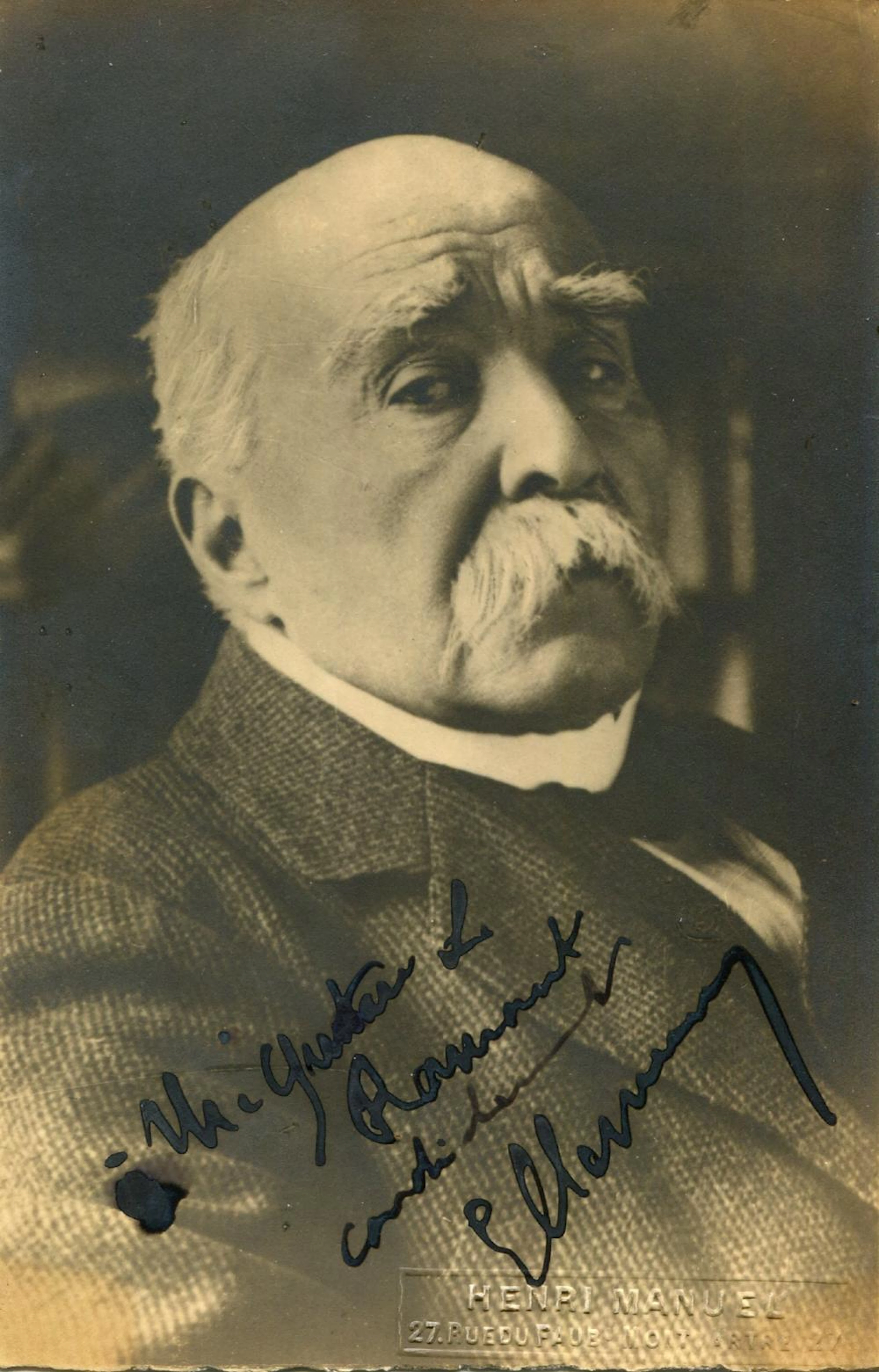 CLEMENCEAU GEORGES: (1841-1929)