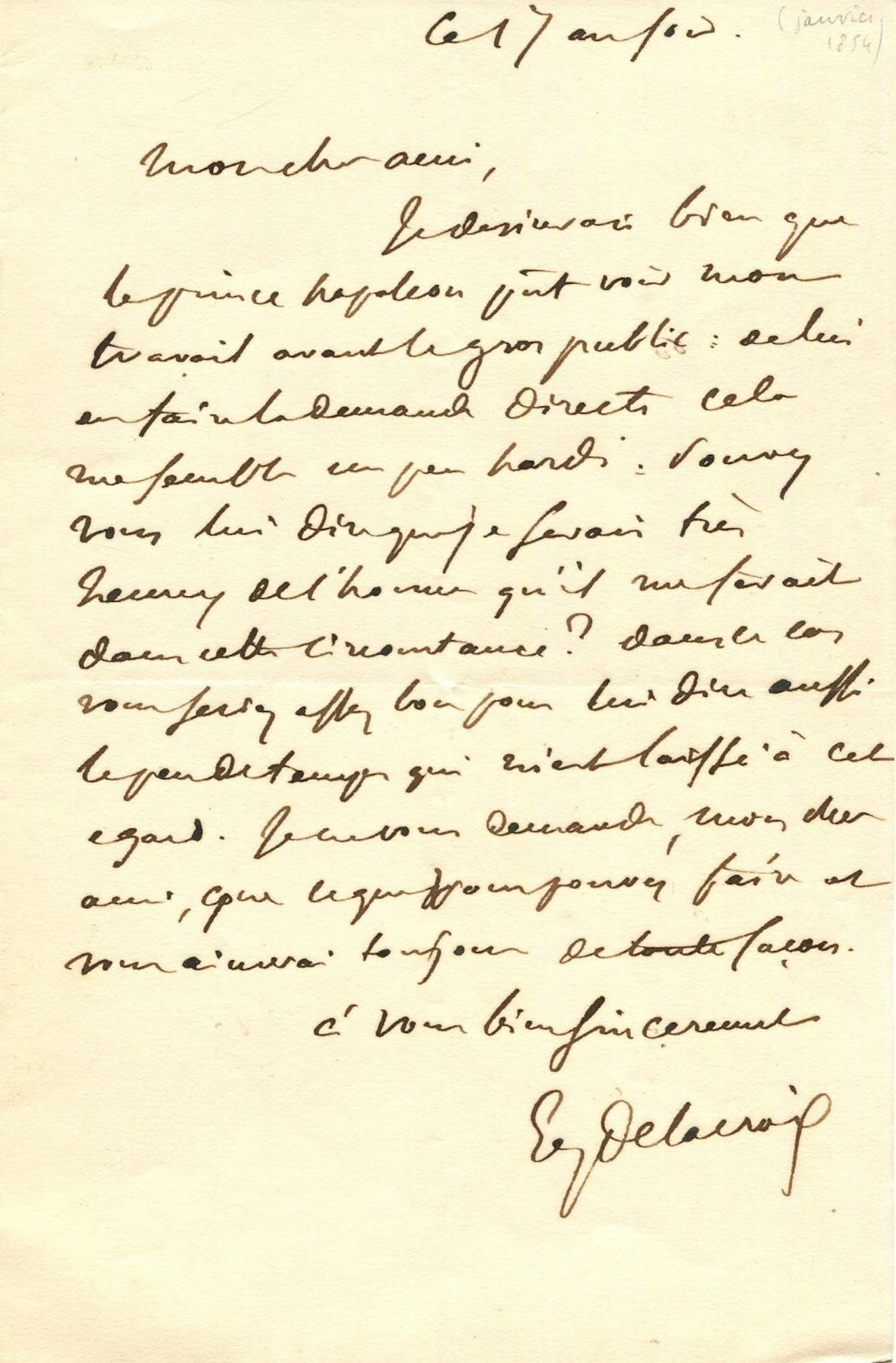 DELACROIX EUGENE: (1798-1863)