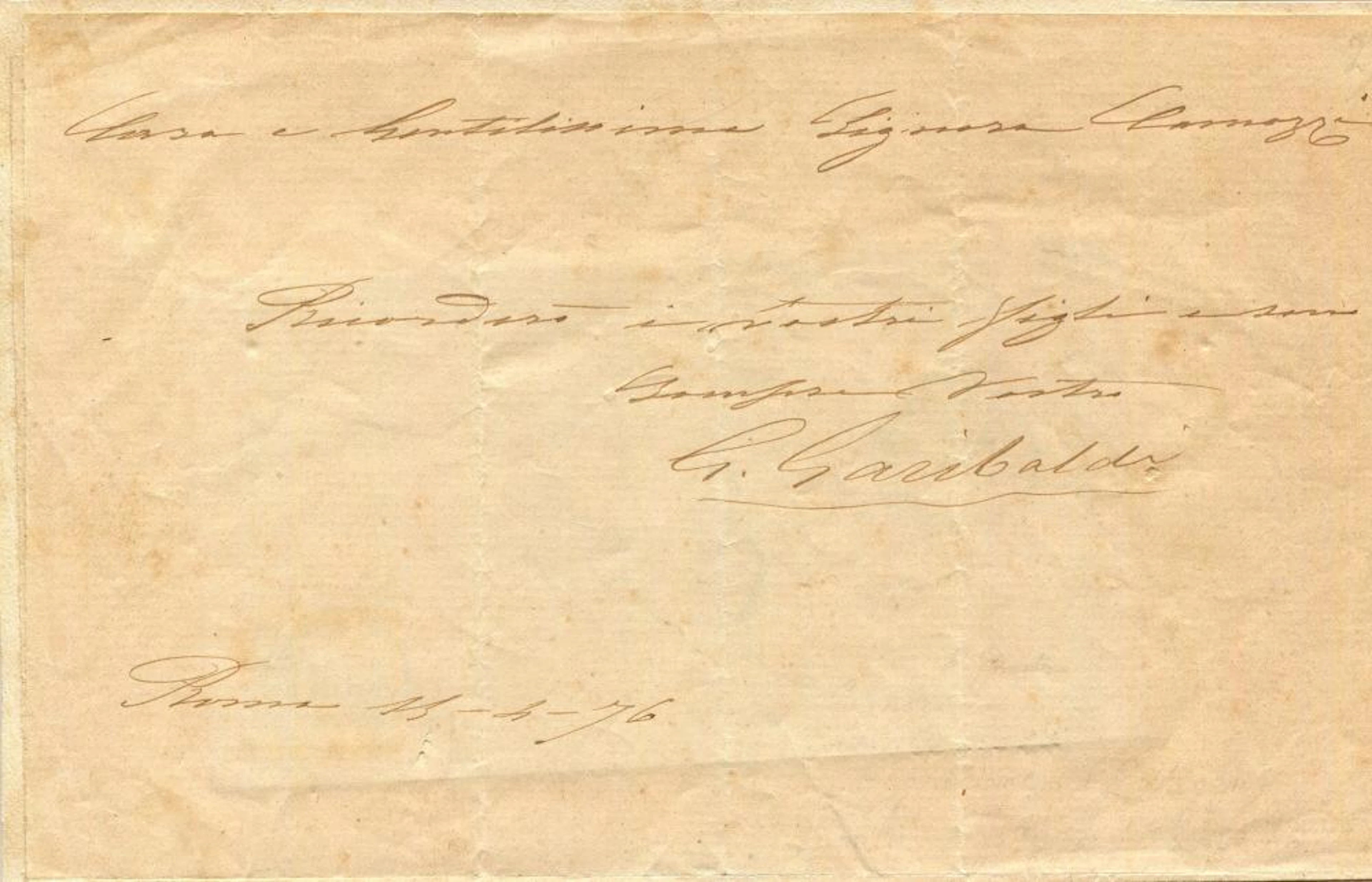 GARIBALDI GIUSEPPE: (1807-1882)