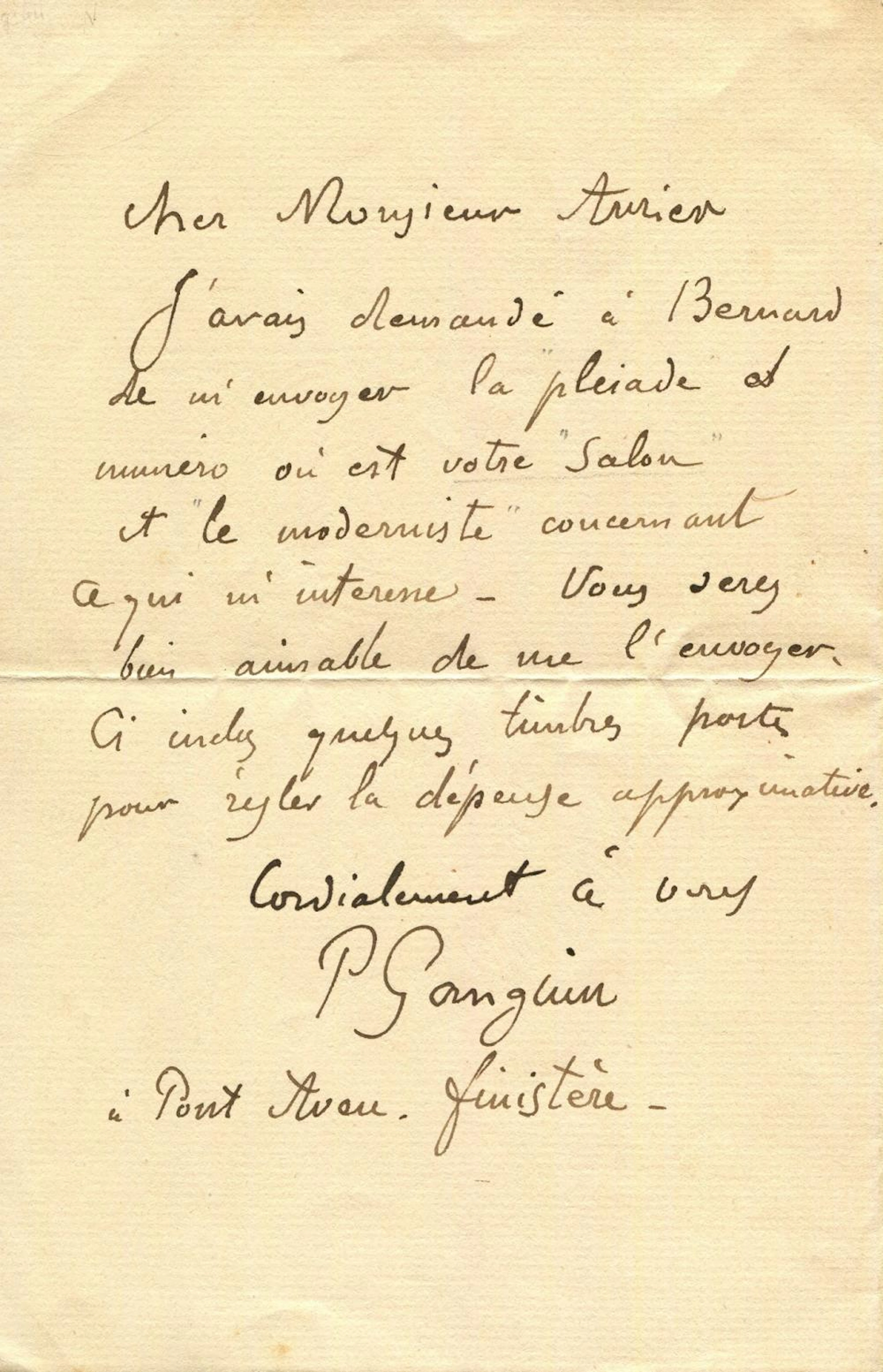 GAUGUIN PAUL: (1848-1903)