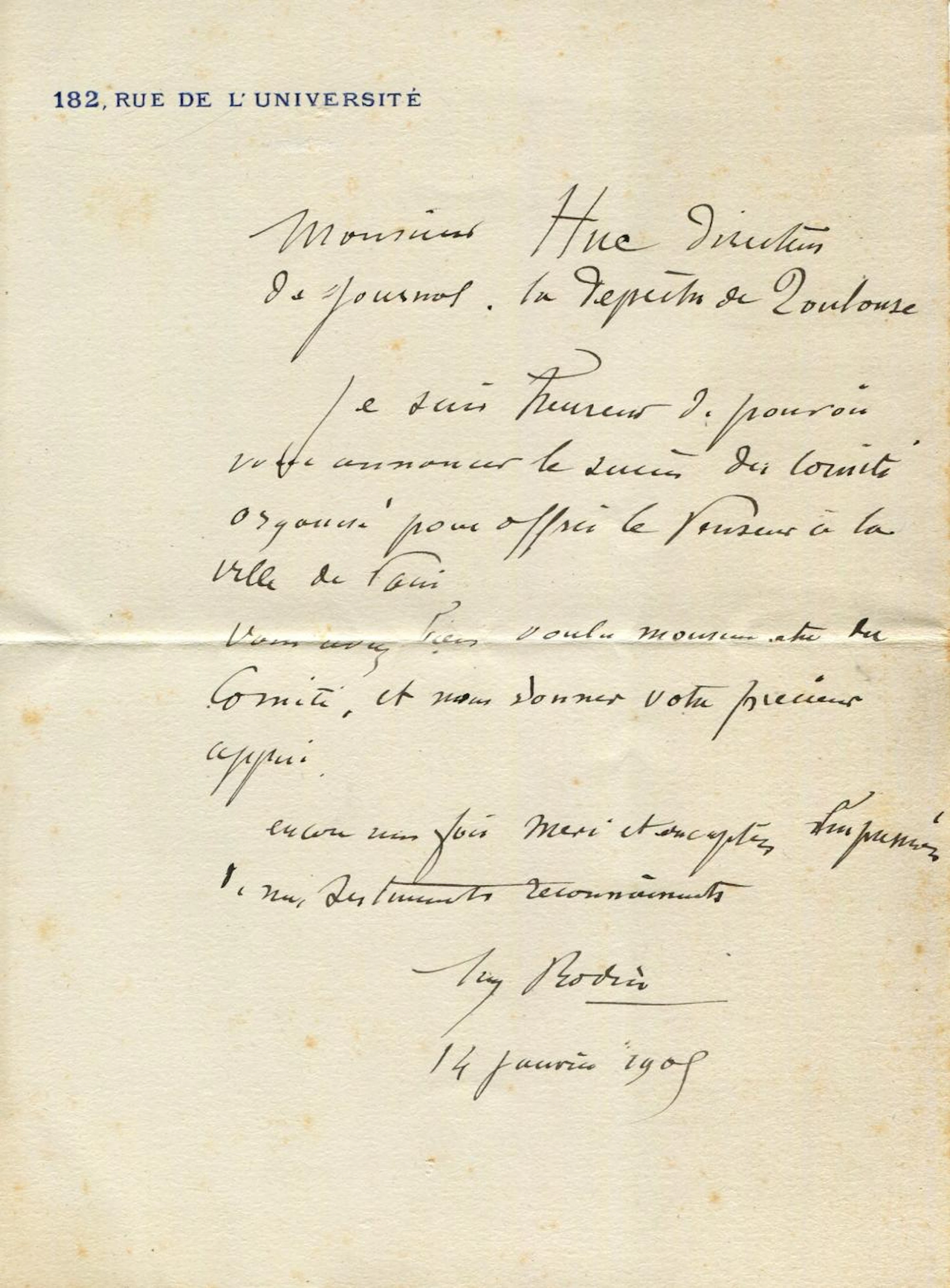 RODIN AUGUSTE: (1840-1917)