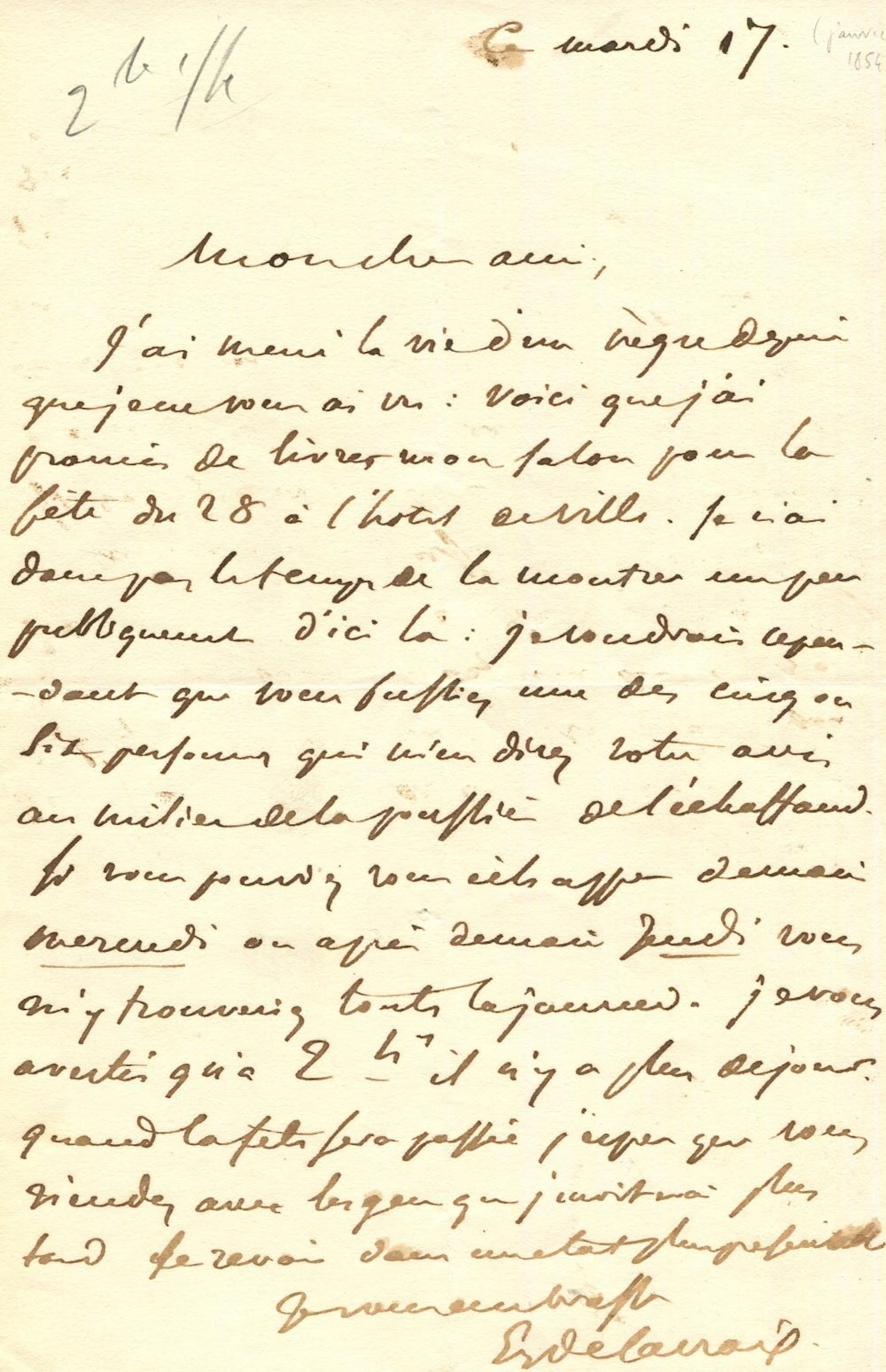 DELACROIX EUGENE: (1798-1863)