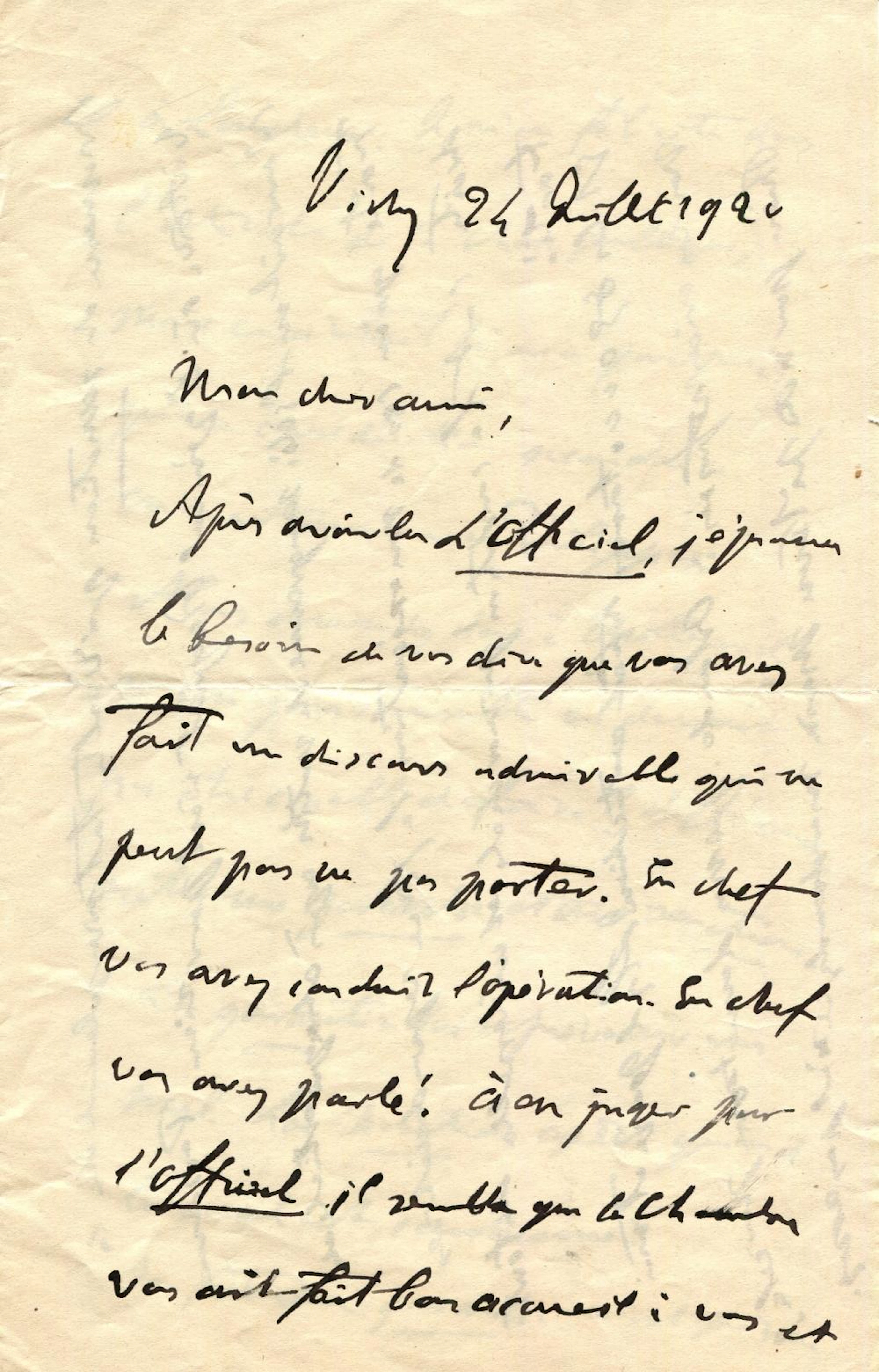 CLEMENCEAU GEORGES: (1841-1929)