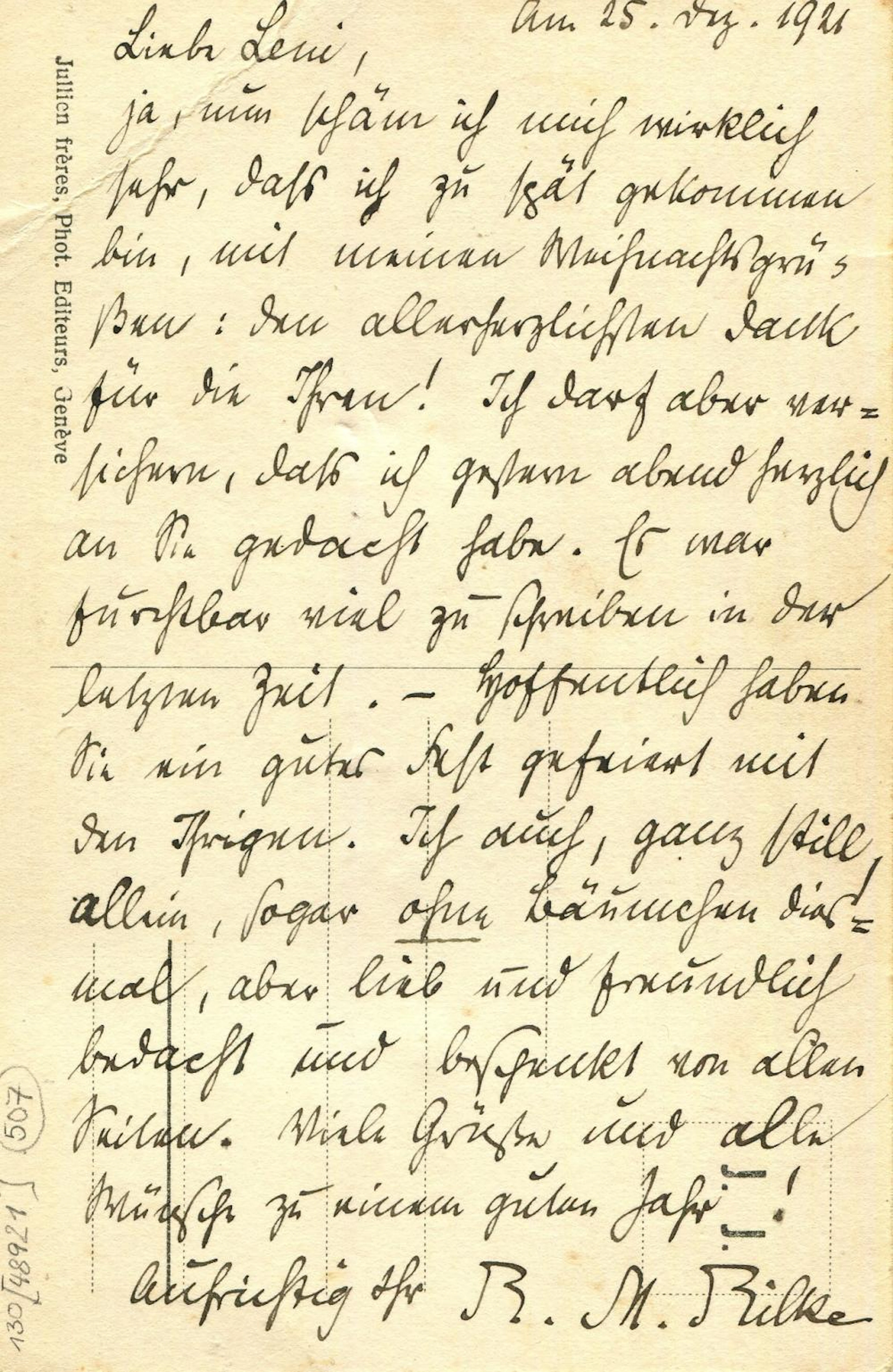 RILKE RAINER MARIA: (1875-1926)