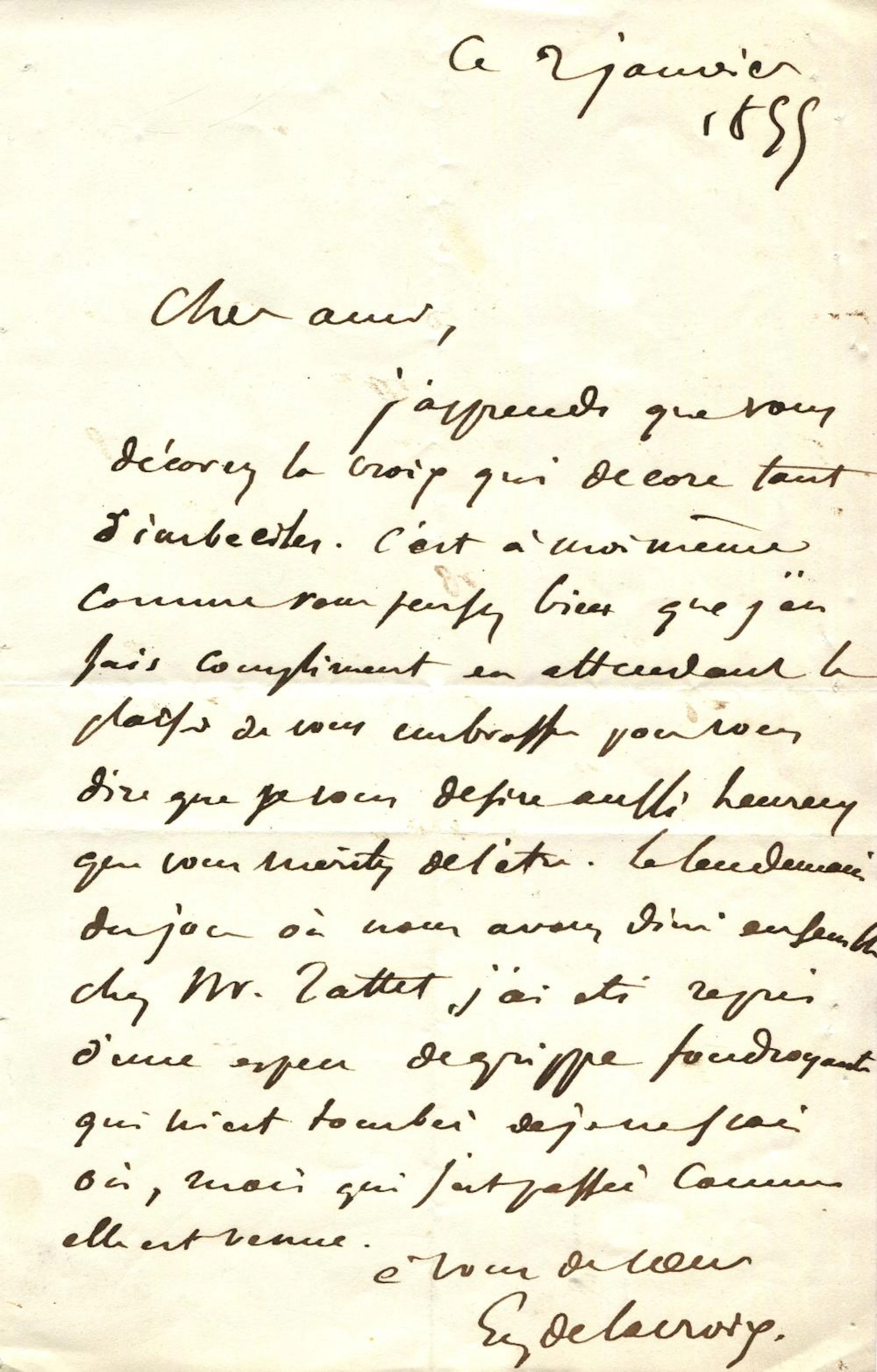 DELACROIX EUGENE: (1798-1863)