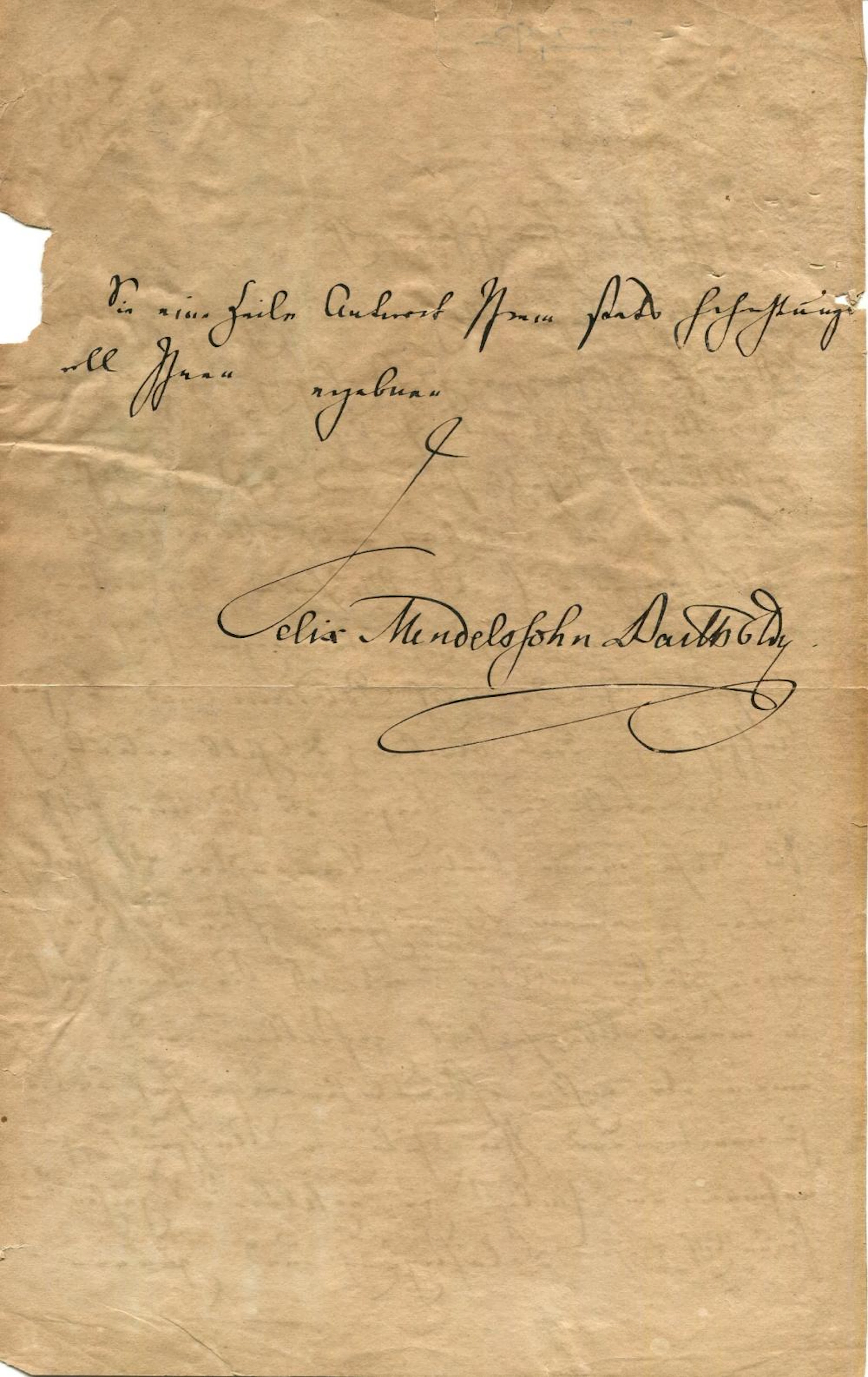 MENDELSSOHN FELIX: (1809-1847)