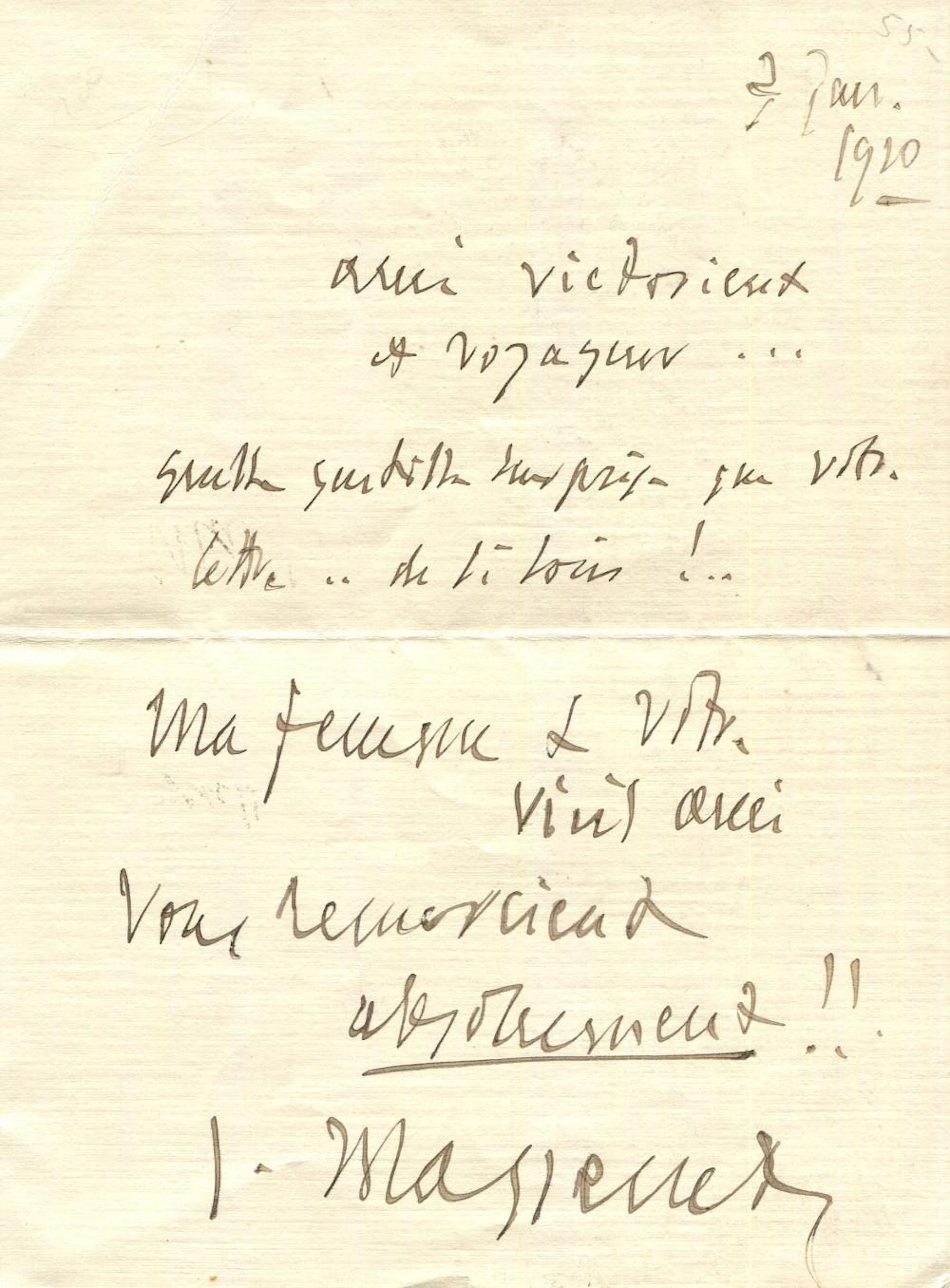 MASSENET JULES: (1842-1912)