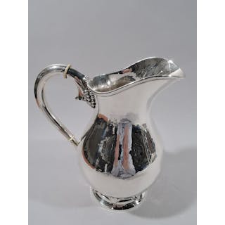 Danish Modern Hand-Hammered Water Pitcher by Svend Toxværd