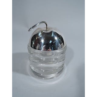 Gorham Sterling Silver and Glass Jam Jar