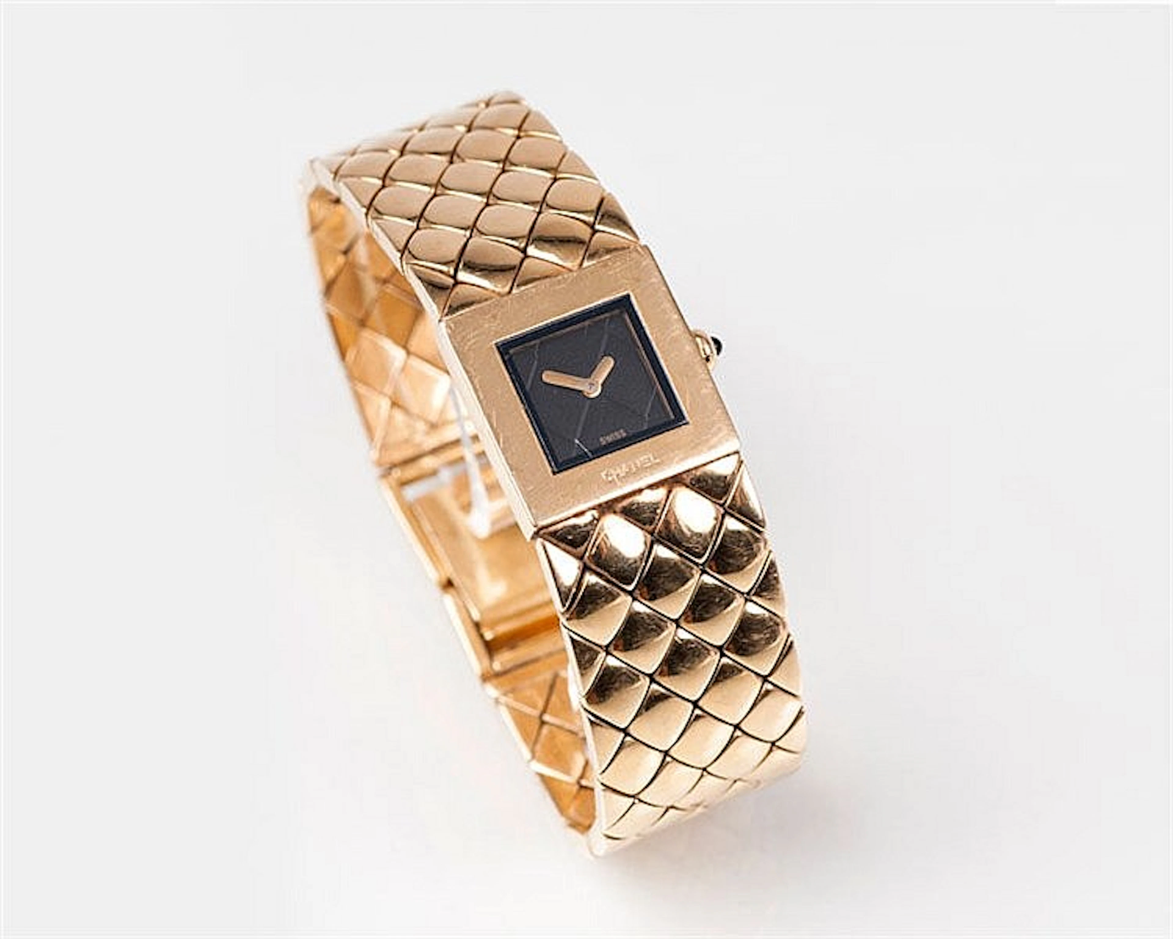 A lady's watch by Chanel 'Matelass' of the Timeless Collection