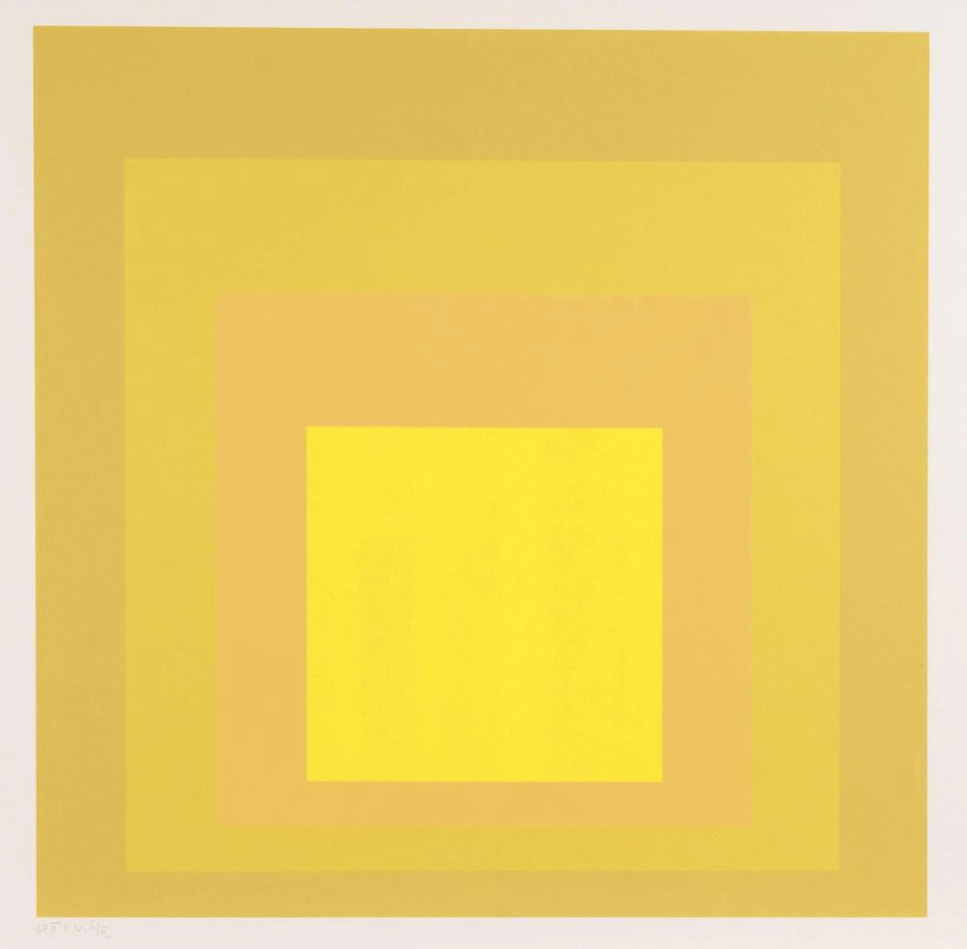 Josef Albers (Bottrop 1888 - New Haven 1976). SPII E.U.
