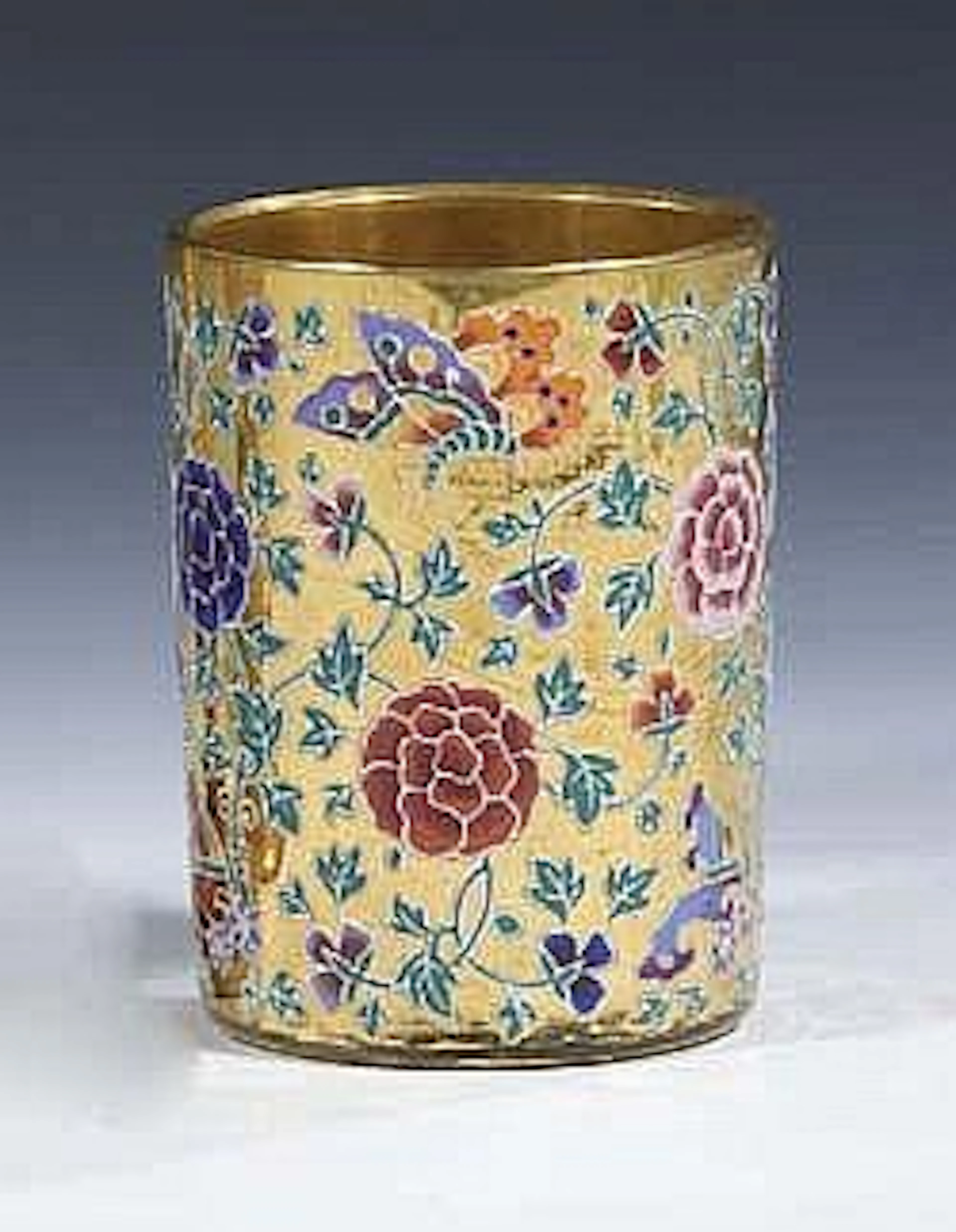 Becher Moser Karlsbad Glass Beaker vintage Old