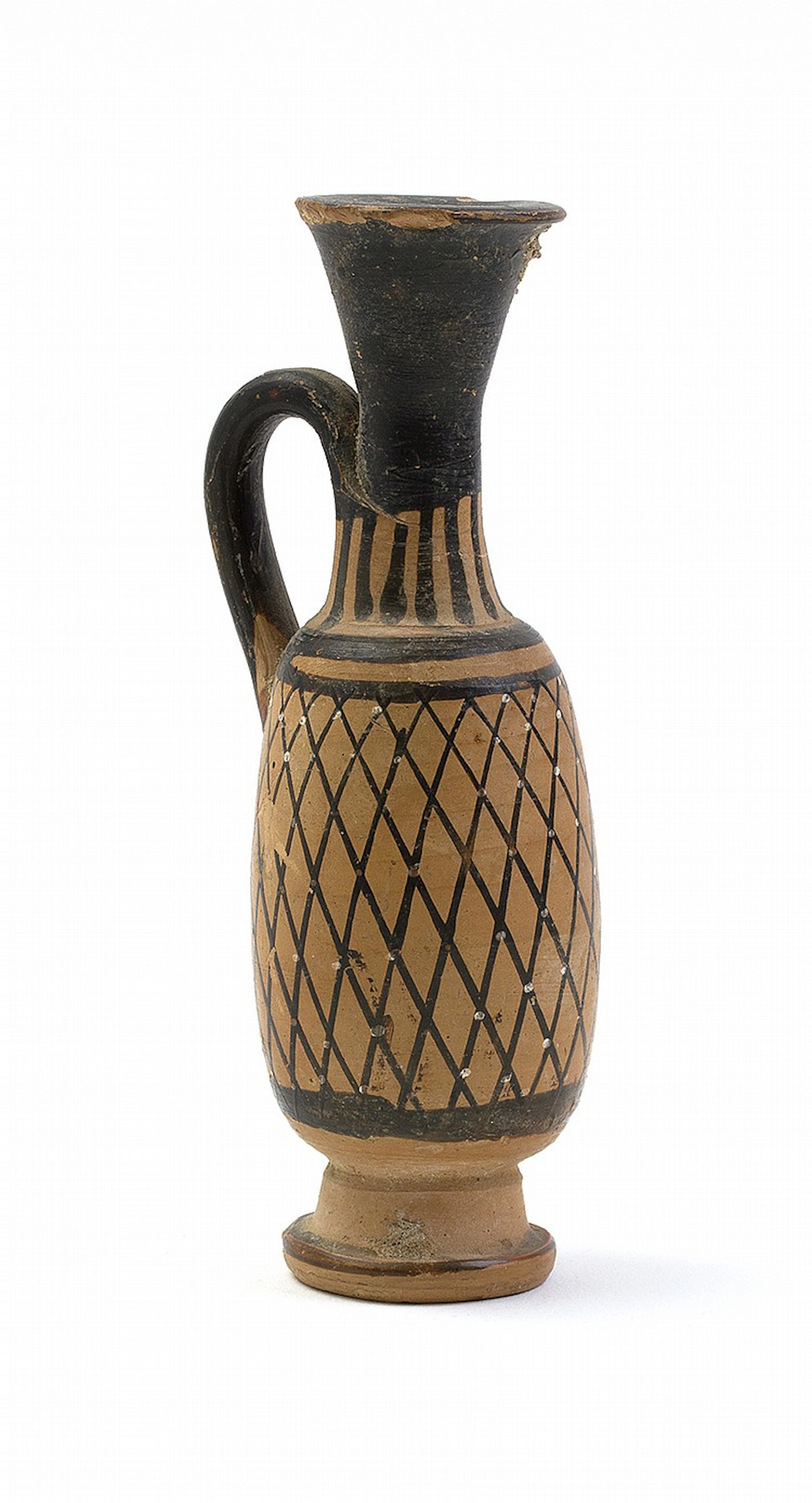 Lekythos a reticolo nello stile di GnathiaApulia