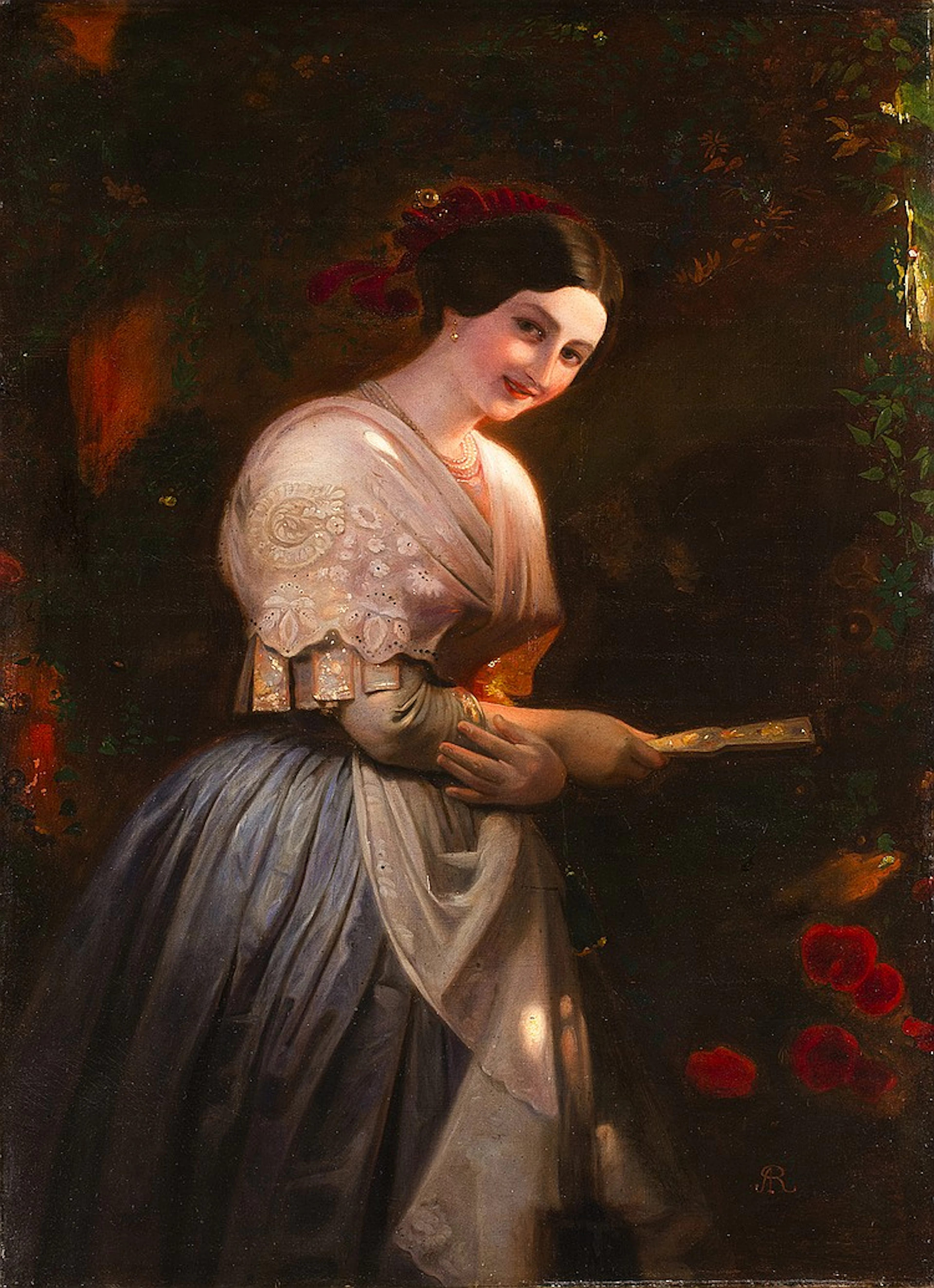 AUGUST RIEDEL - Vittoria Caldoni in Albano costumes