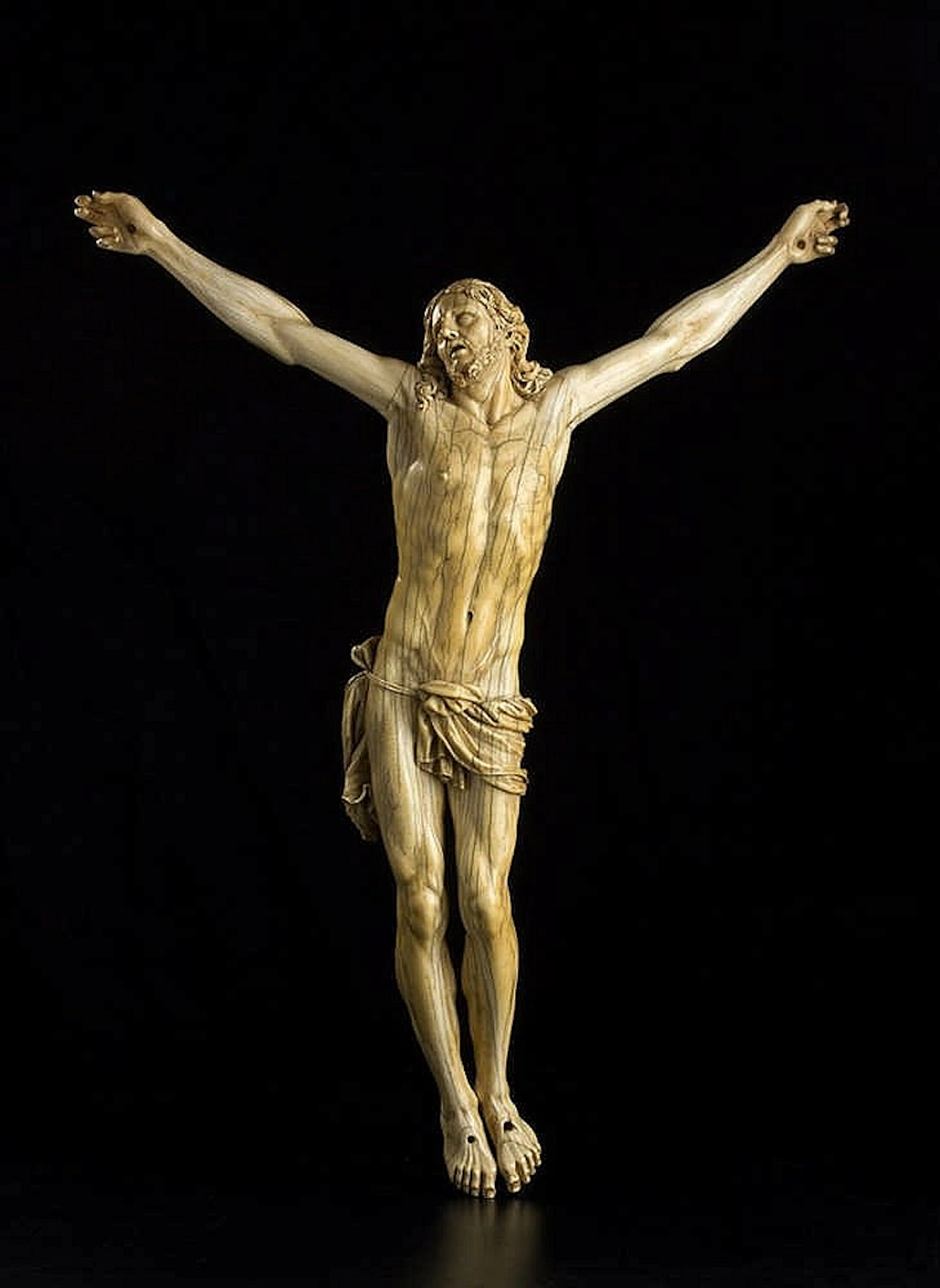 A Fine and Exceptionally Large Baroque Carved Ivory of...