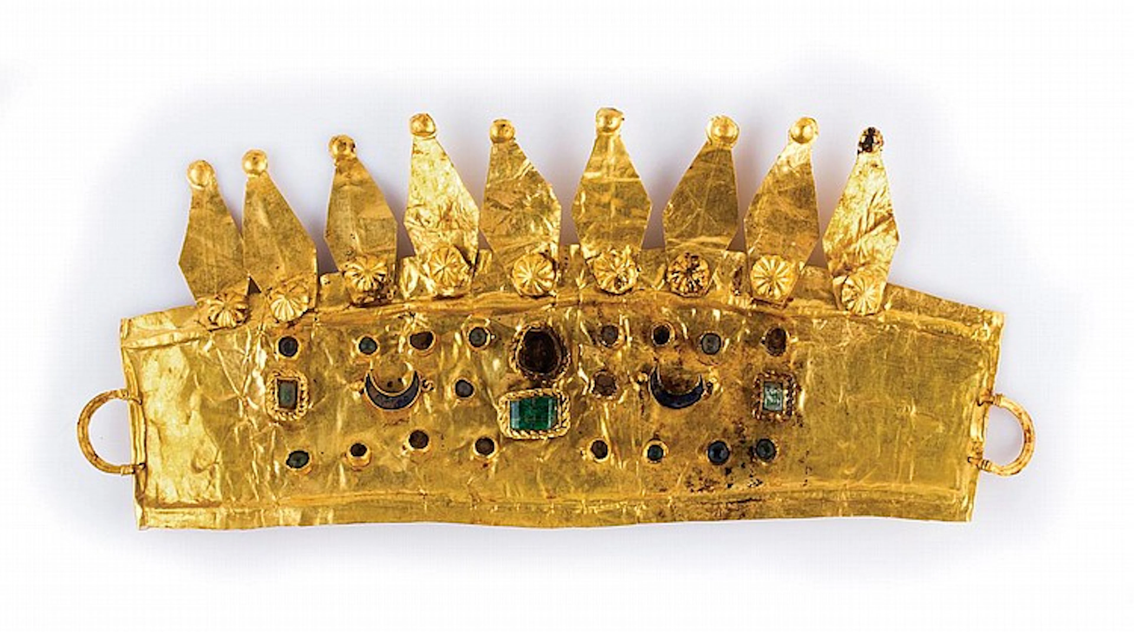 Gold, sapphire