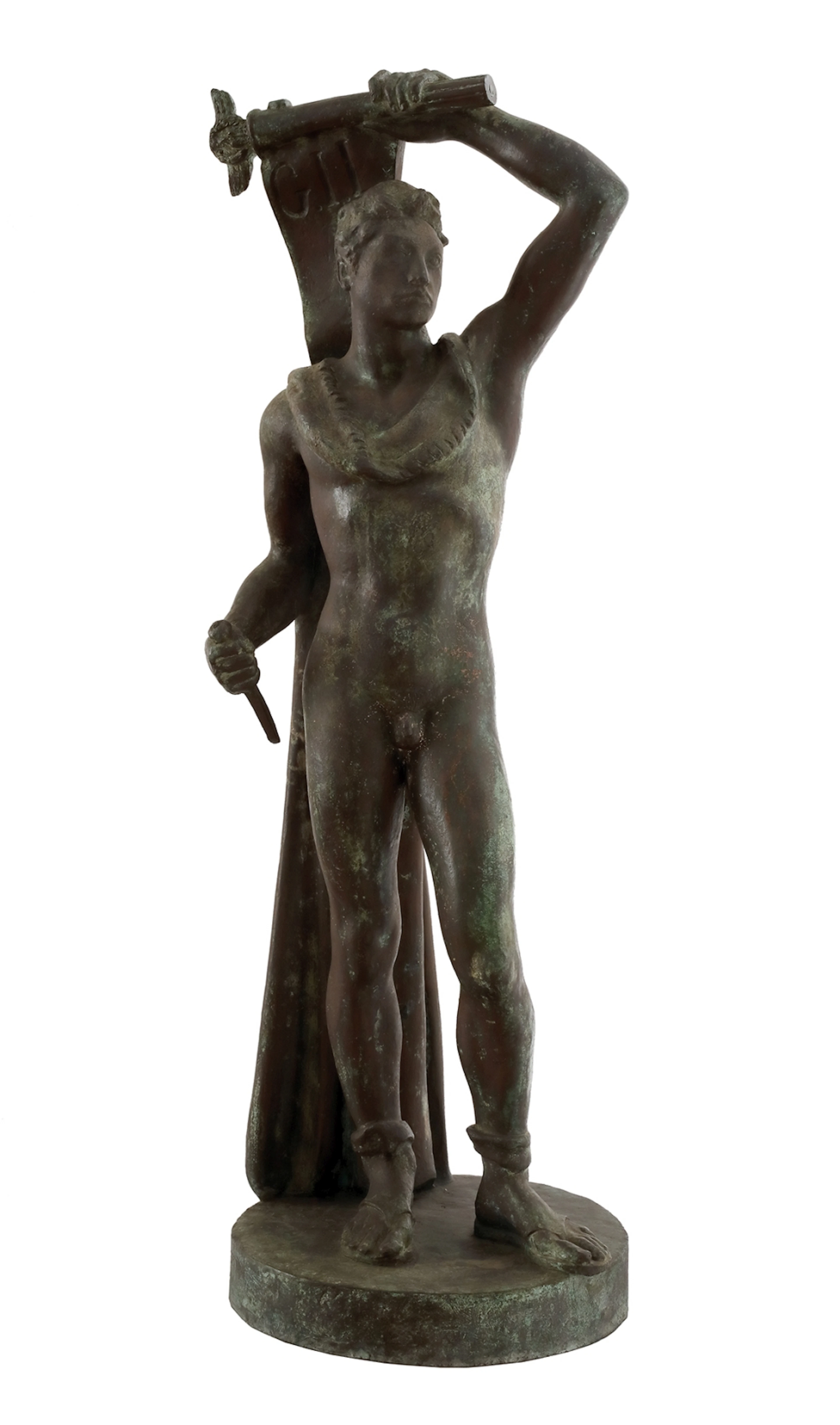 Young man with dagger and pennant, 1930-35