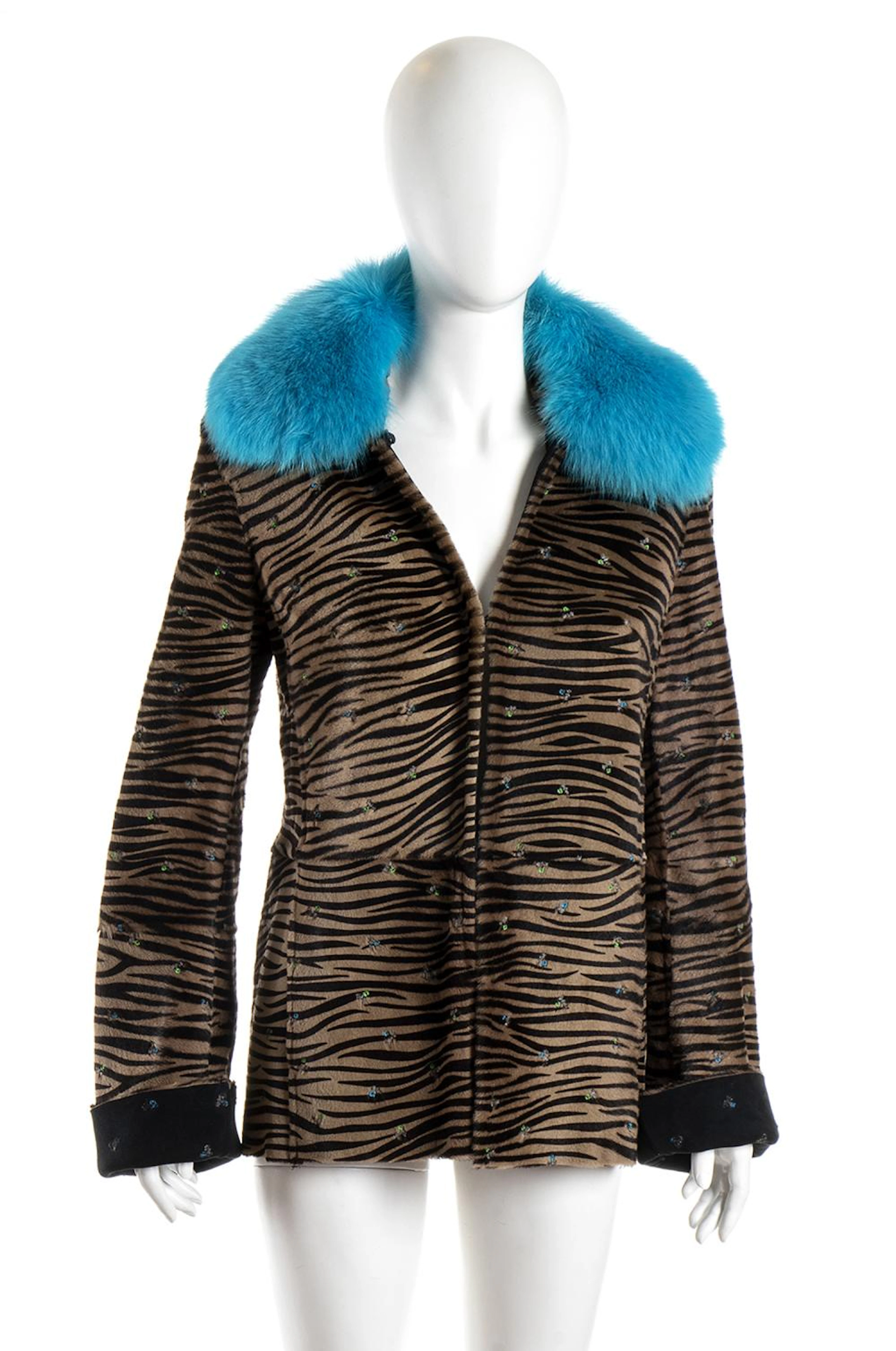 GIANNI VERSACE CALF HAIR JACKET Fall / Winter 1999-2000