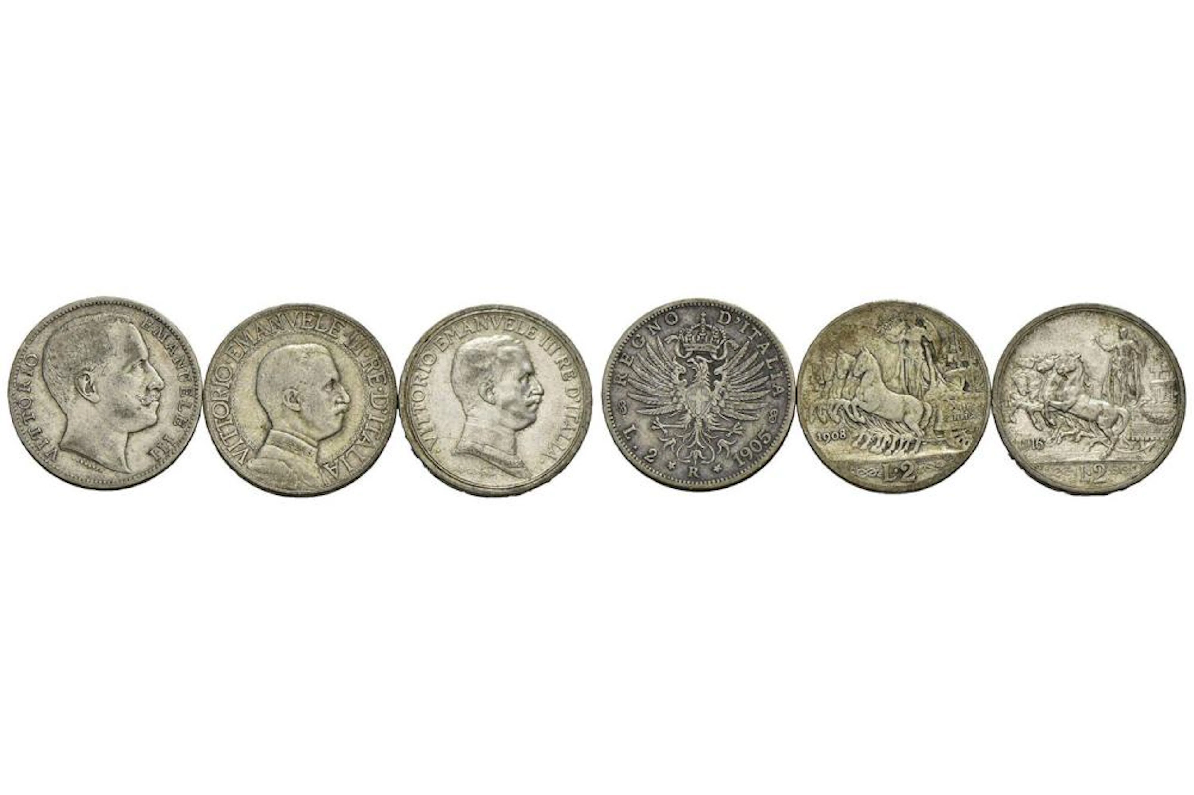 SAVOIA - VITTORIO EMANUELE III (1900-1943) - 2 LIRE - 2 LIRE 1905 ARALDICA