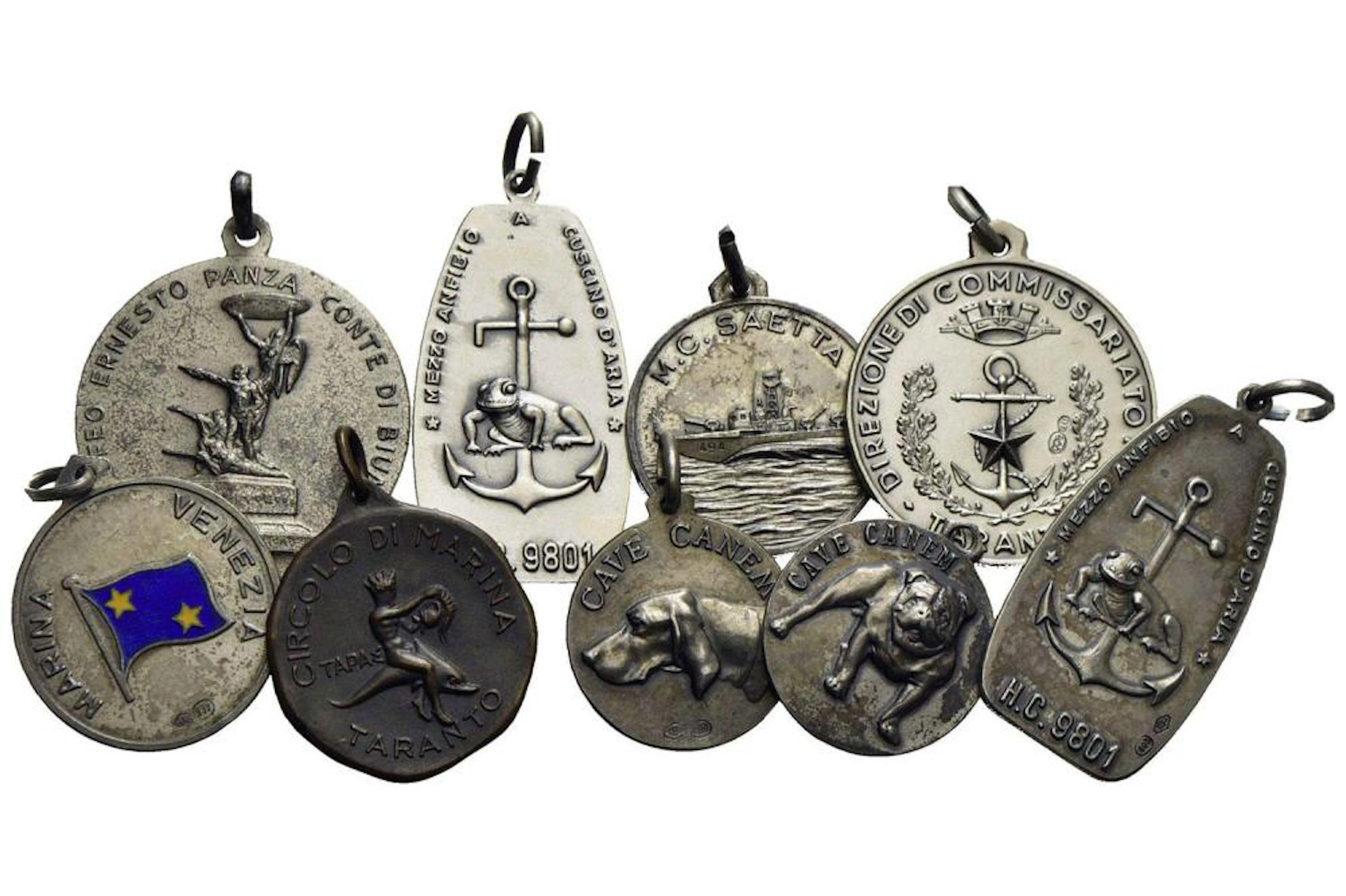 MEDAGLIE - MARINA MILITARE - CON APPICCAGNOLO E ANELLA