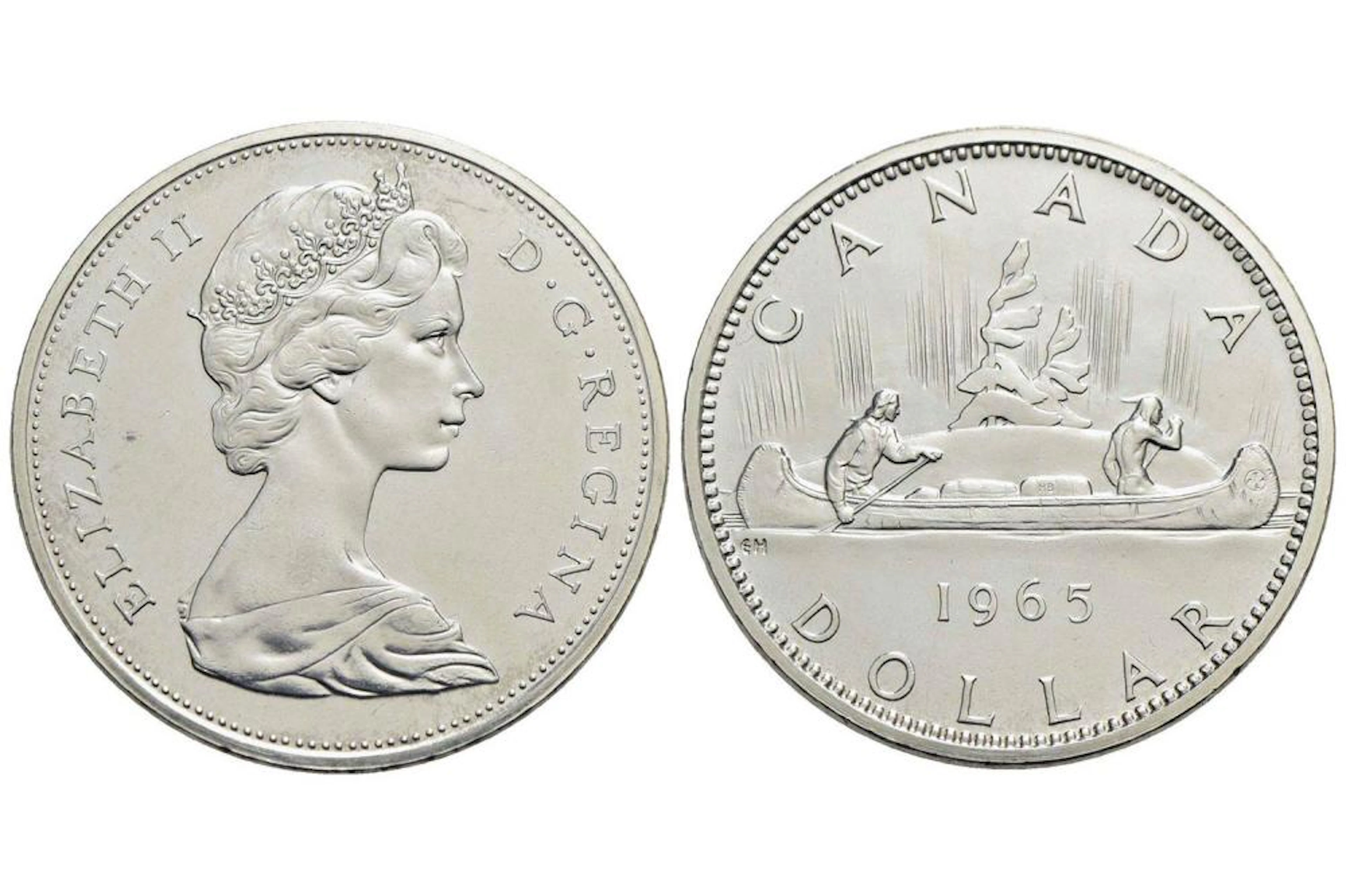 CANADA - ELISABETTA II (1952) - DOLLARO - 1965 - AG KR. 64.1 FDC