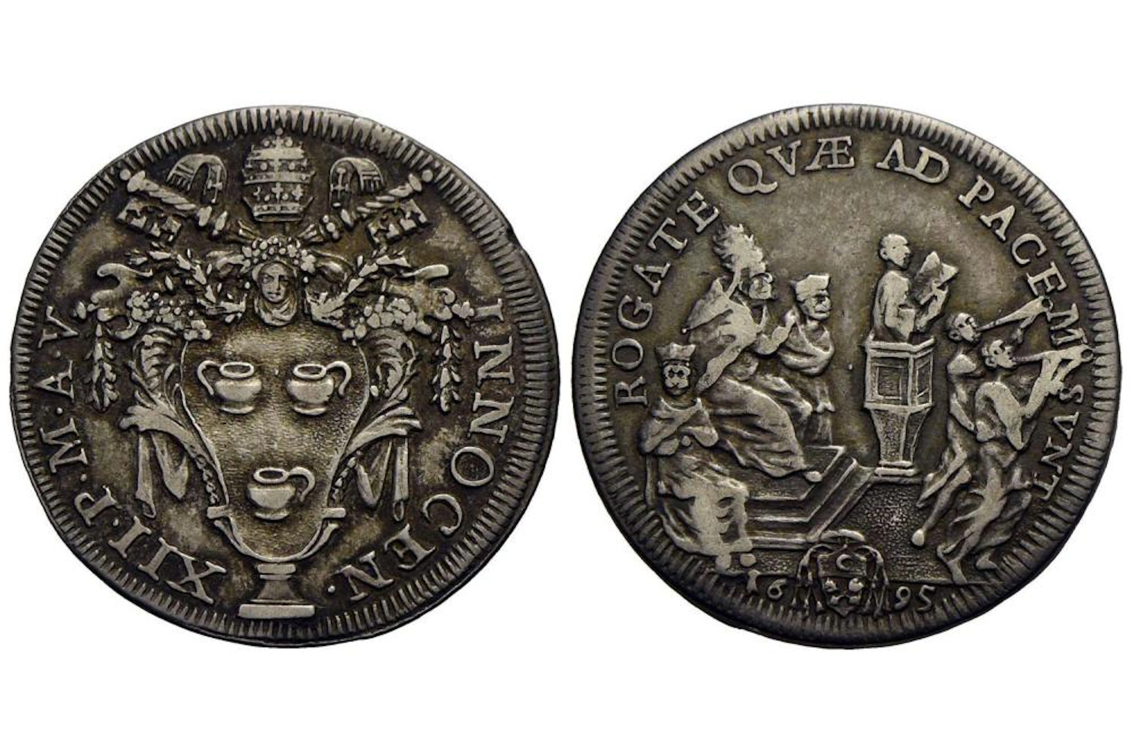 ROMA - INNOCENZO XII (1691-1700) - TESTONE - 1695 A