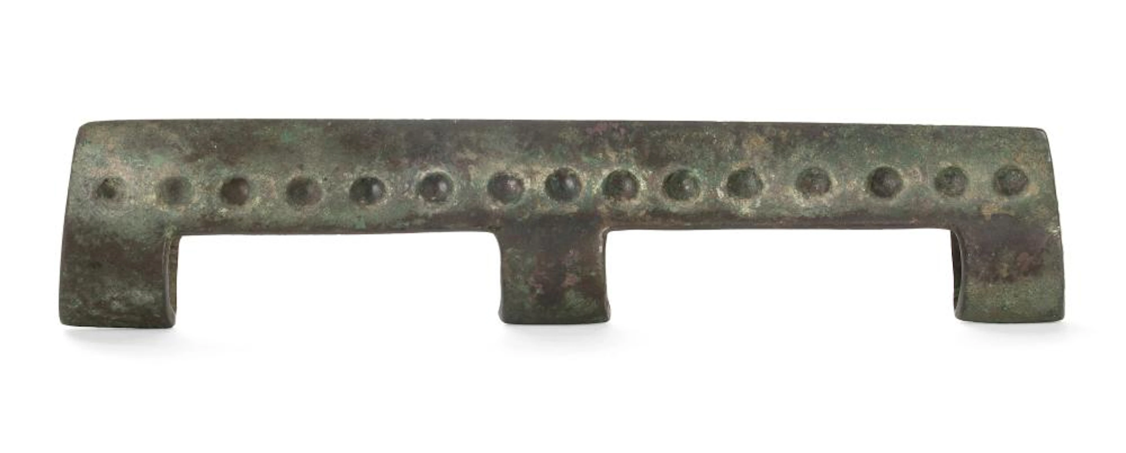 A BRONZE BLADE, DAO CHINA, LATE SHANG ? EARLY ZHOU DYNASTY