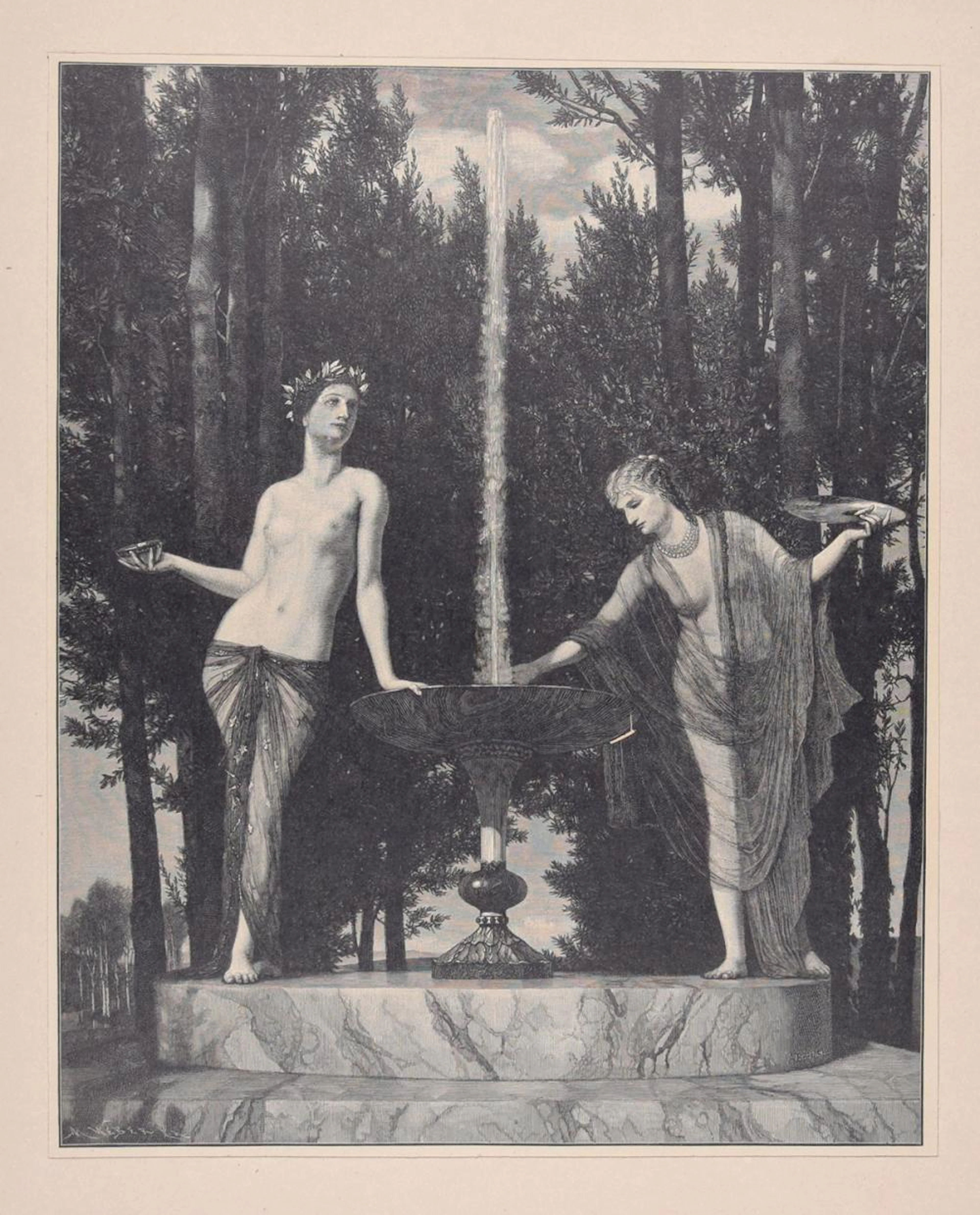 POETRY AND PAINTING MUSES, 1898