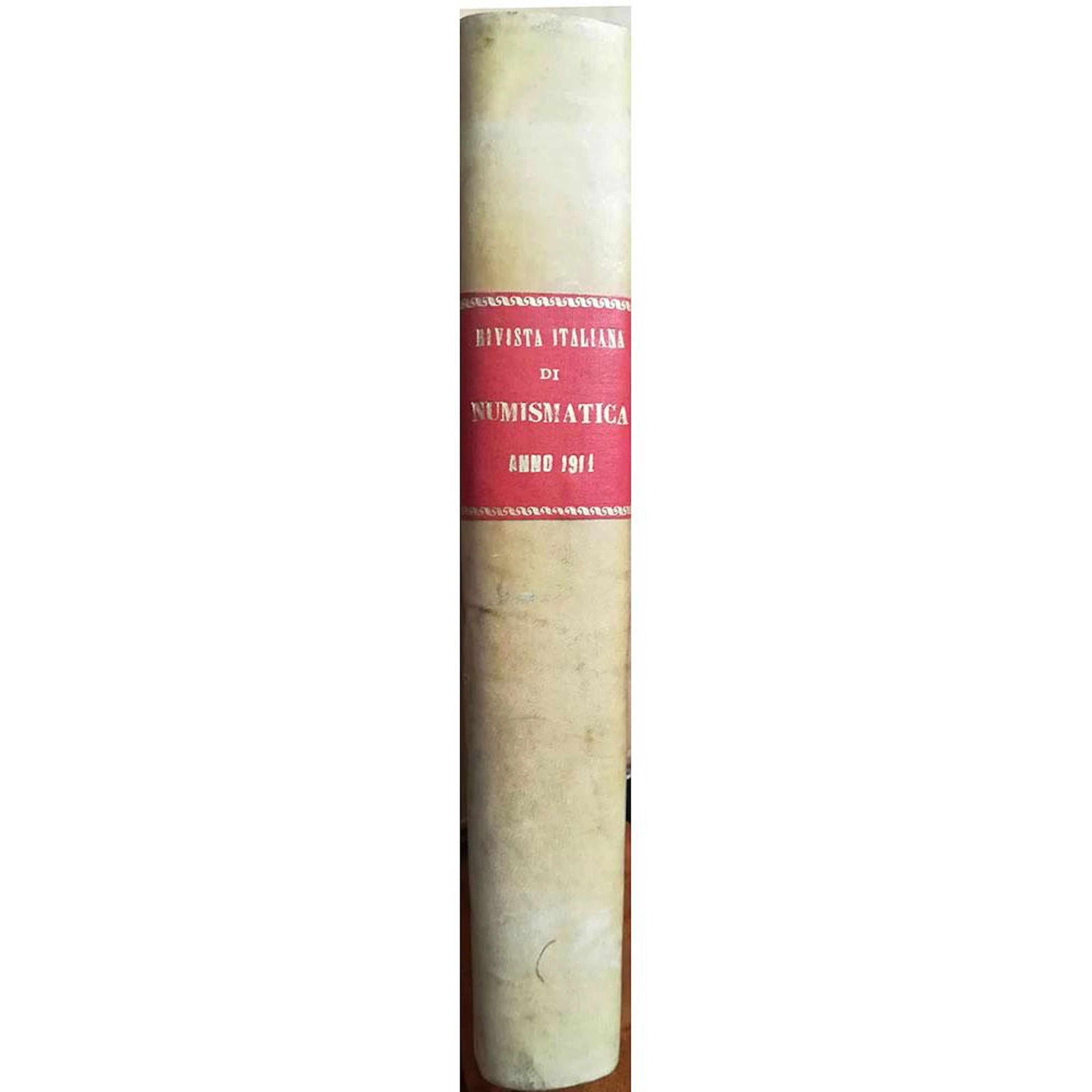 AA.VV. RIVISTA ITALIANA DI NUMISMATICA 1911 - GNECCHI...