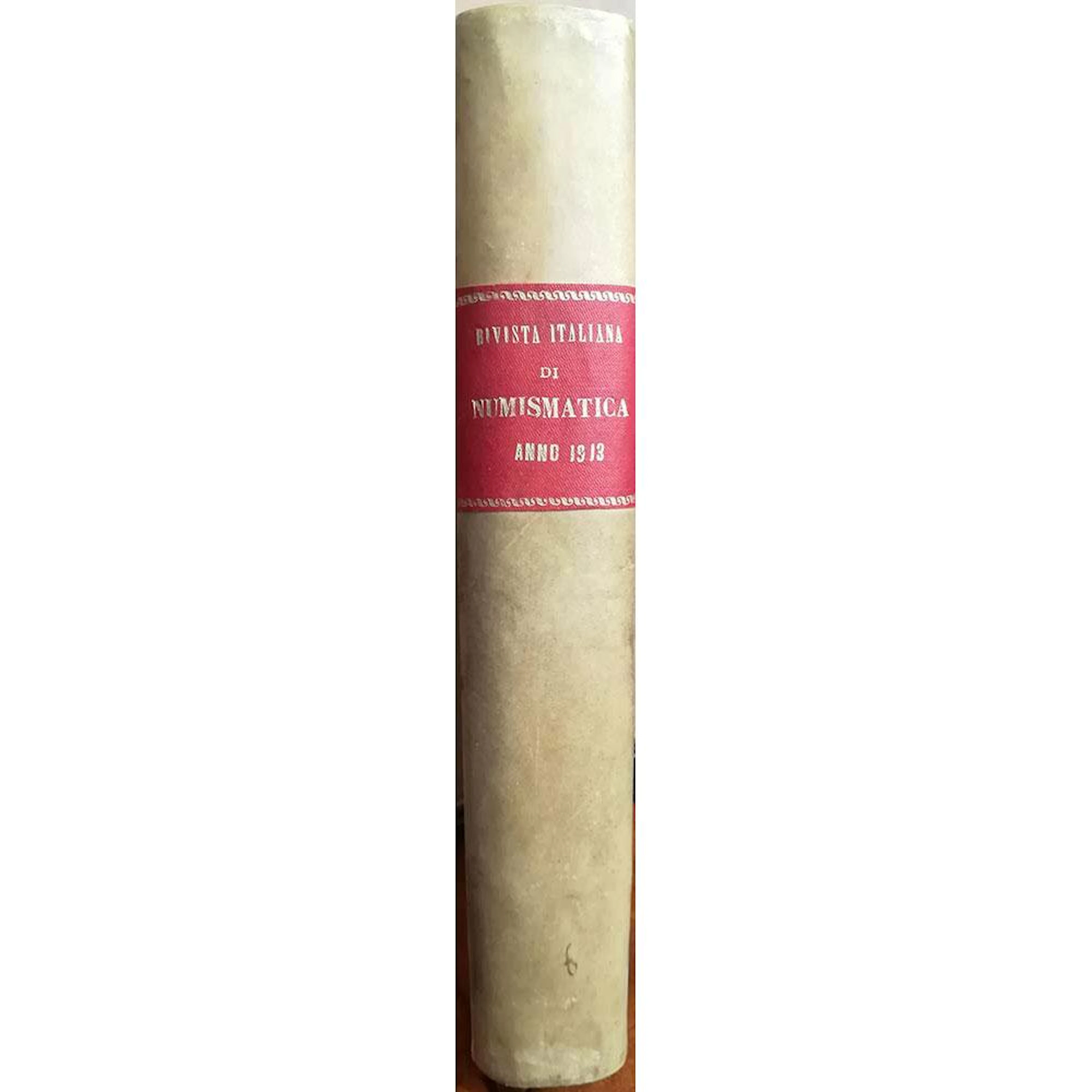 AA.VV. RIVISTA ITALIANA DI NUMISMATICA 1913 - GNECCHI...